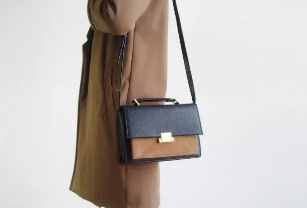 Genuine Leather Bag Handbag Purse Shoulder Bag for Women Leather Crossbody Bag