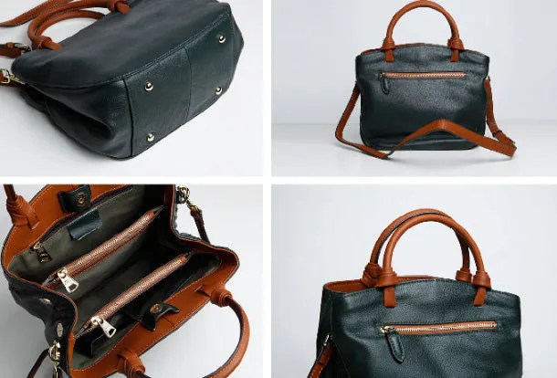 Genuine Leather Handbag Shopper Bag Crossbody Bag Shoulder Bag Purse For Women