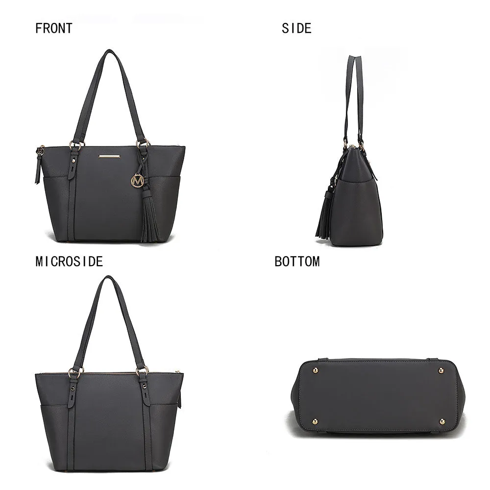 Gloria Women's Tote Bag with Wallet Set by Mia K