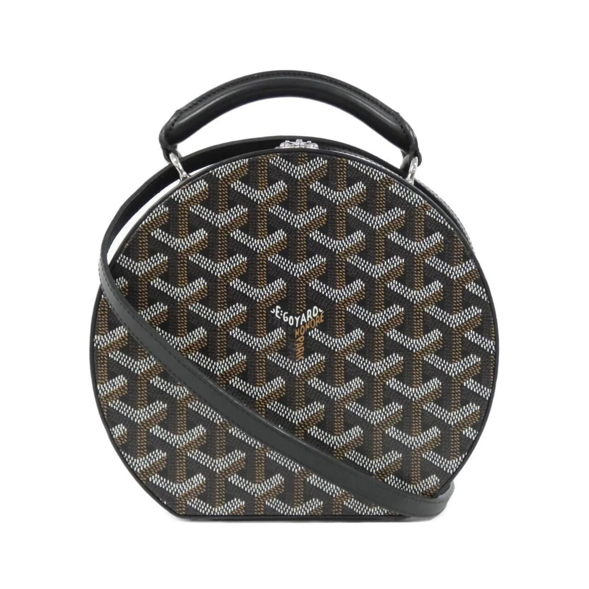 Goyard Coated Canvas Leather Handbag (Pre-Owned)