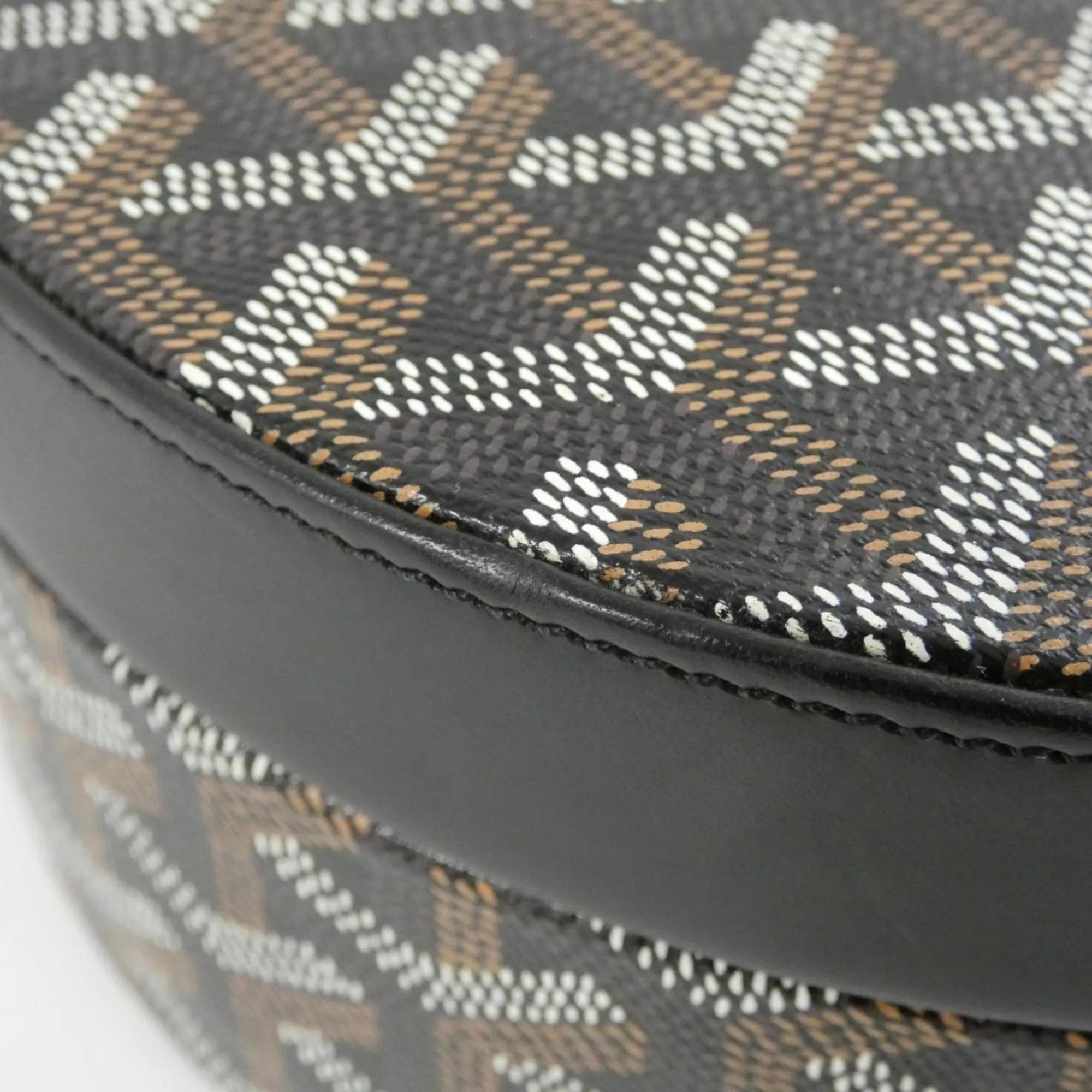 Goyard Coated Canvas Leather Handbag (Pre-Owned)