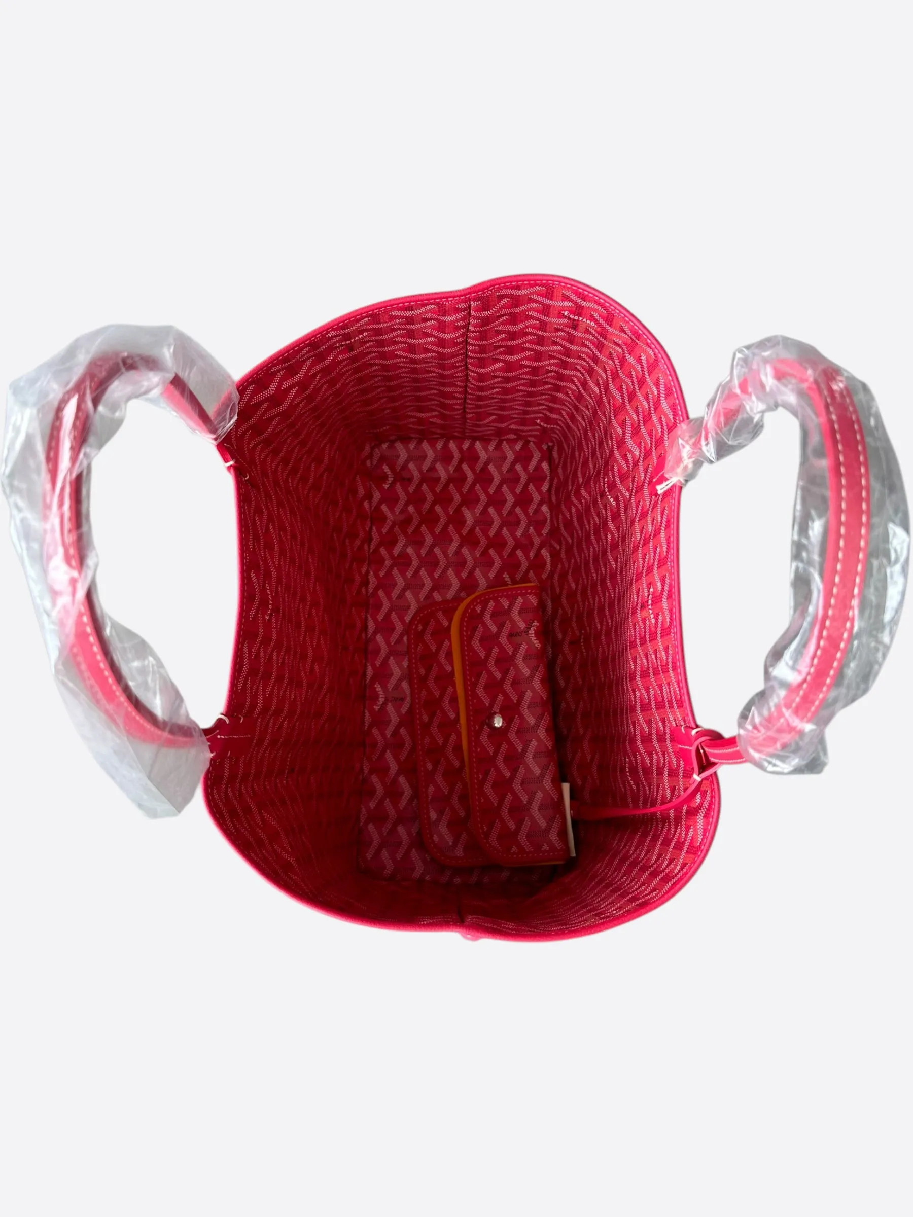 Goyard Fuchsia Pink Reversible St. Louis PM Tote Bag