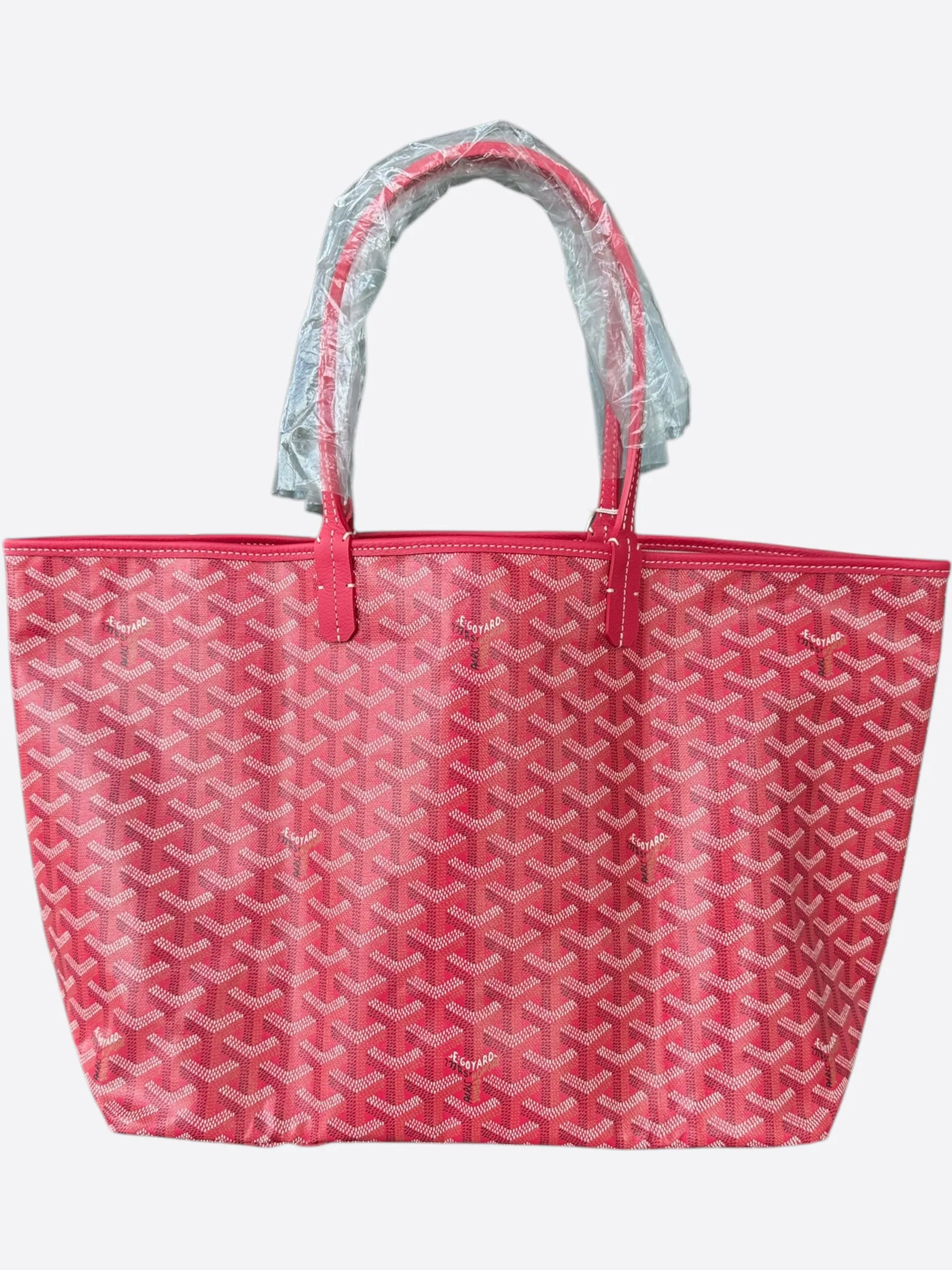 Goyard Fuchsia Pink Reversible St. Louis PM Tote Bag