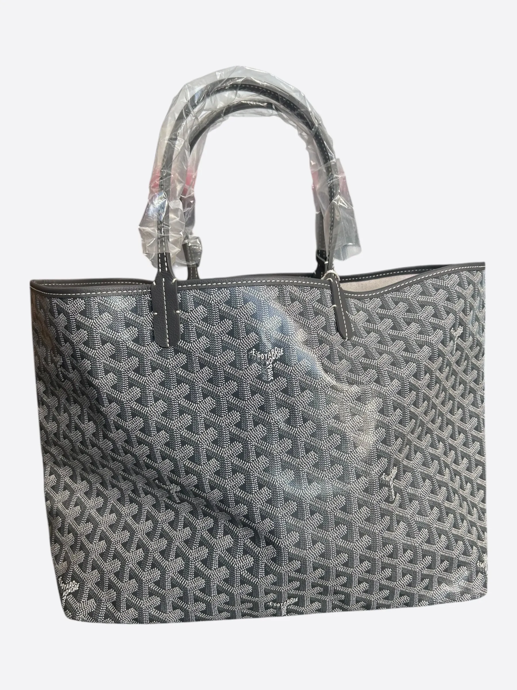 Goyard Grey St. Louis Tote Bag