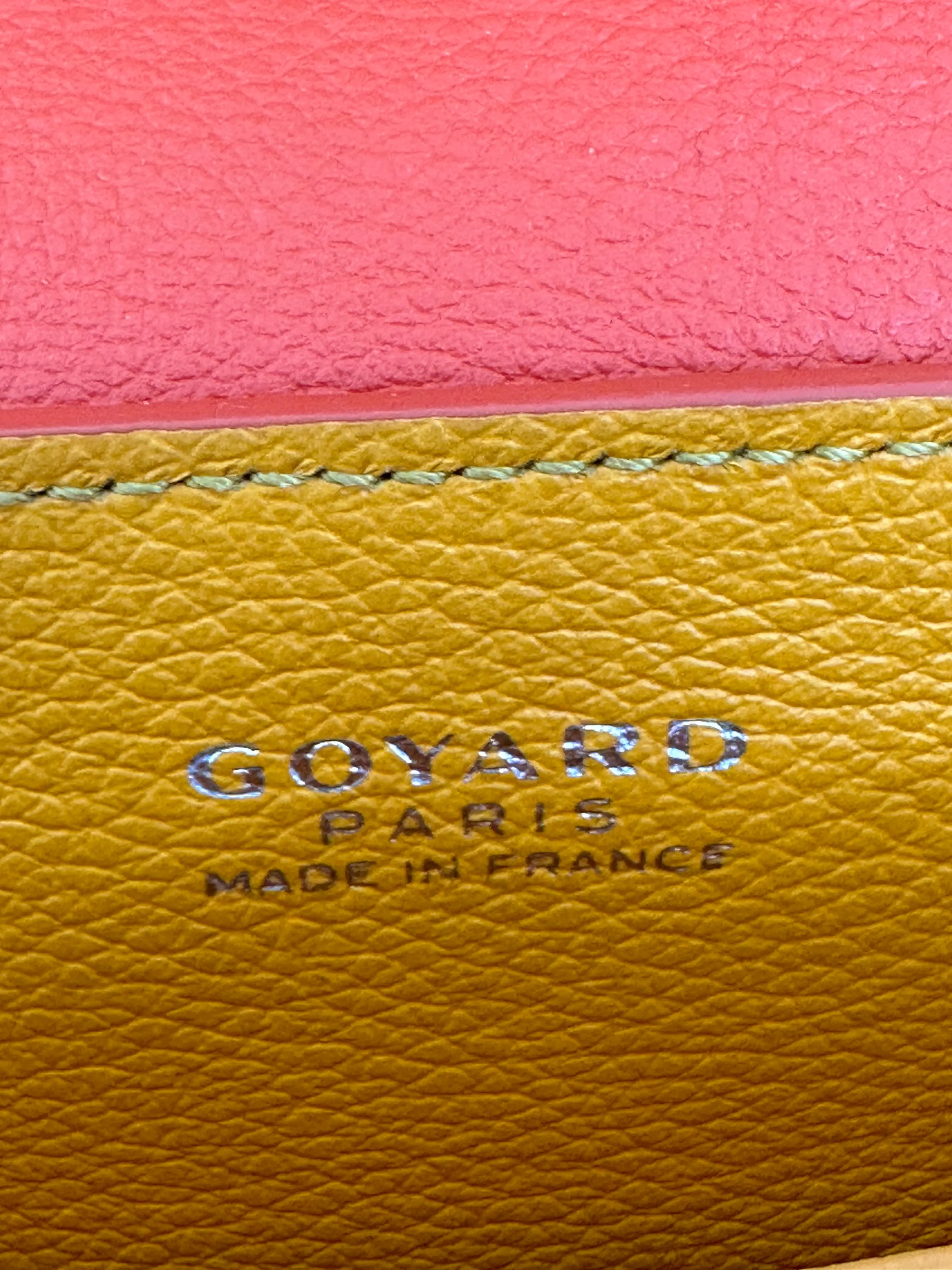 Goyard Orange Mini Saigon