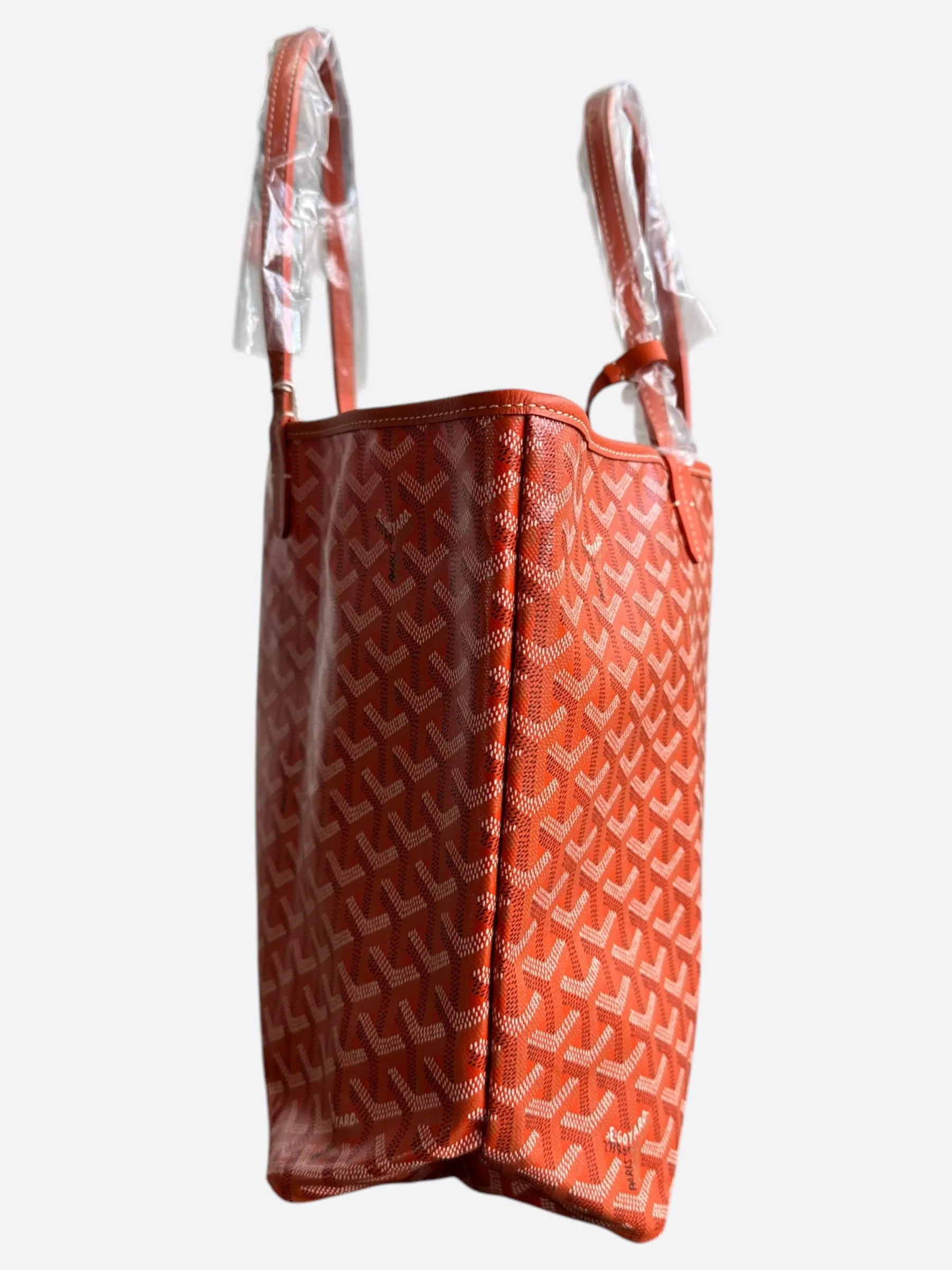 Goyard Orange St. Louis PM Tote Bag