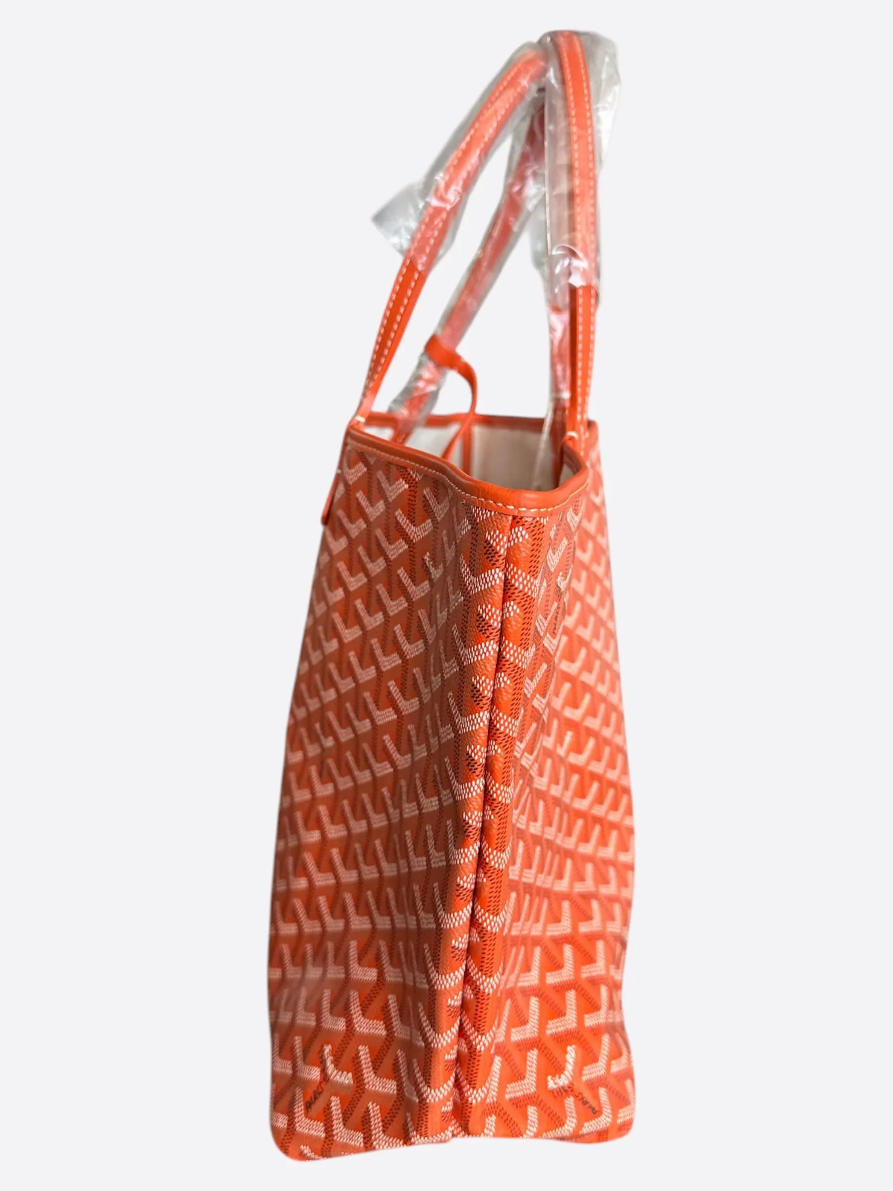 Goyard Orange St. Louis PM Tote Bag