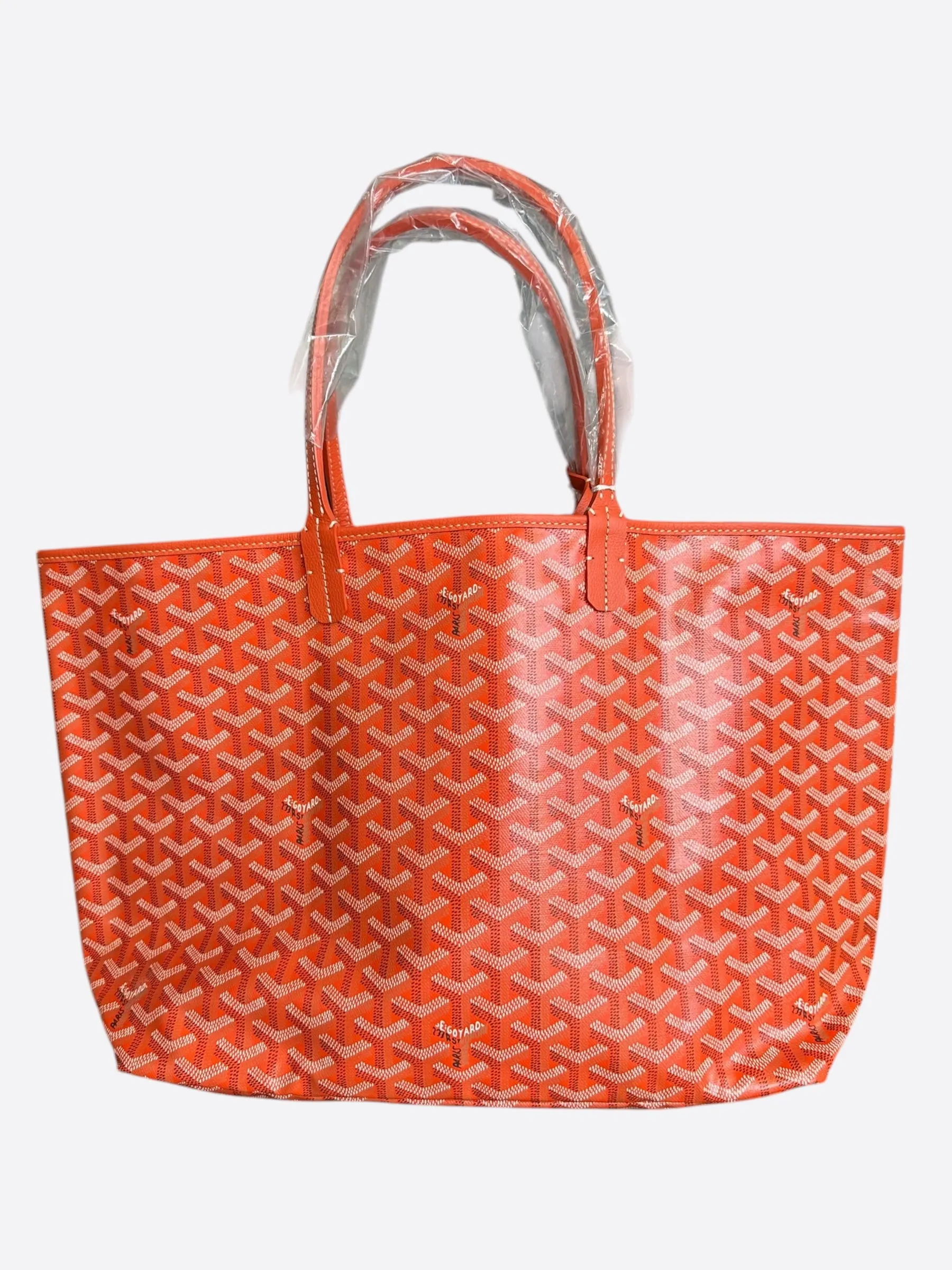 Goyard Orange St. Louis PM Tote Bag
