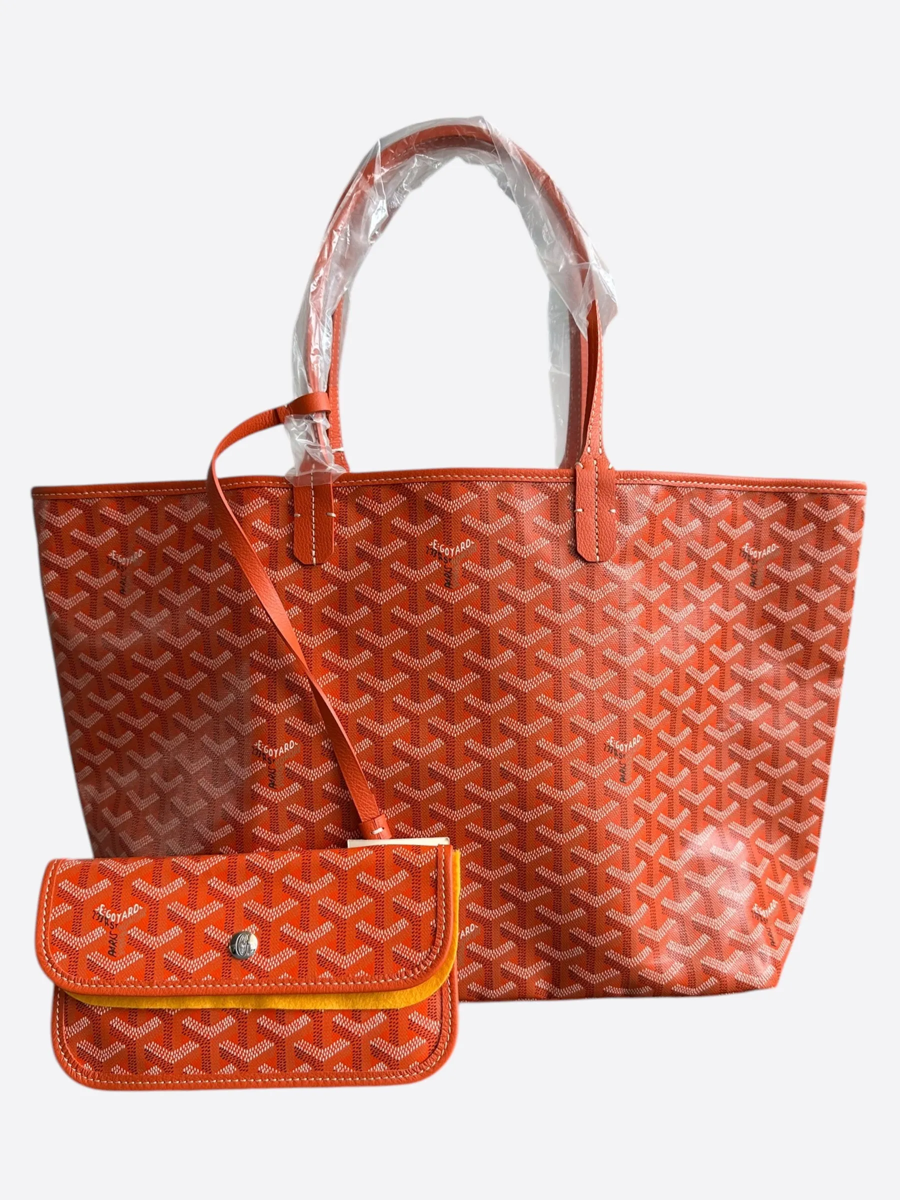 Goyard Orange St. Louis PM Tote Bag