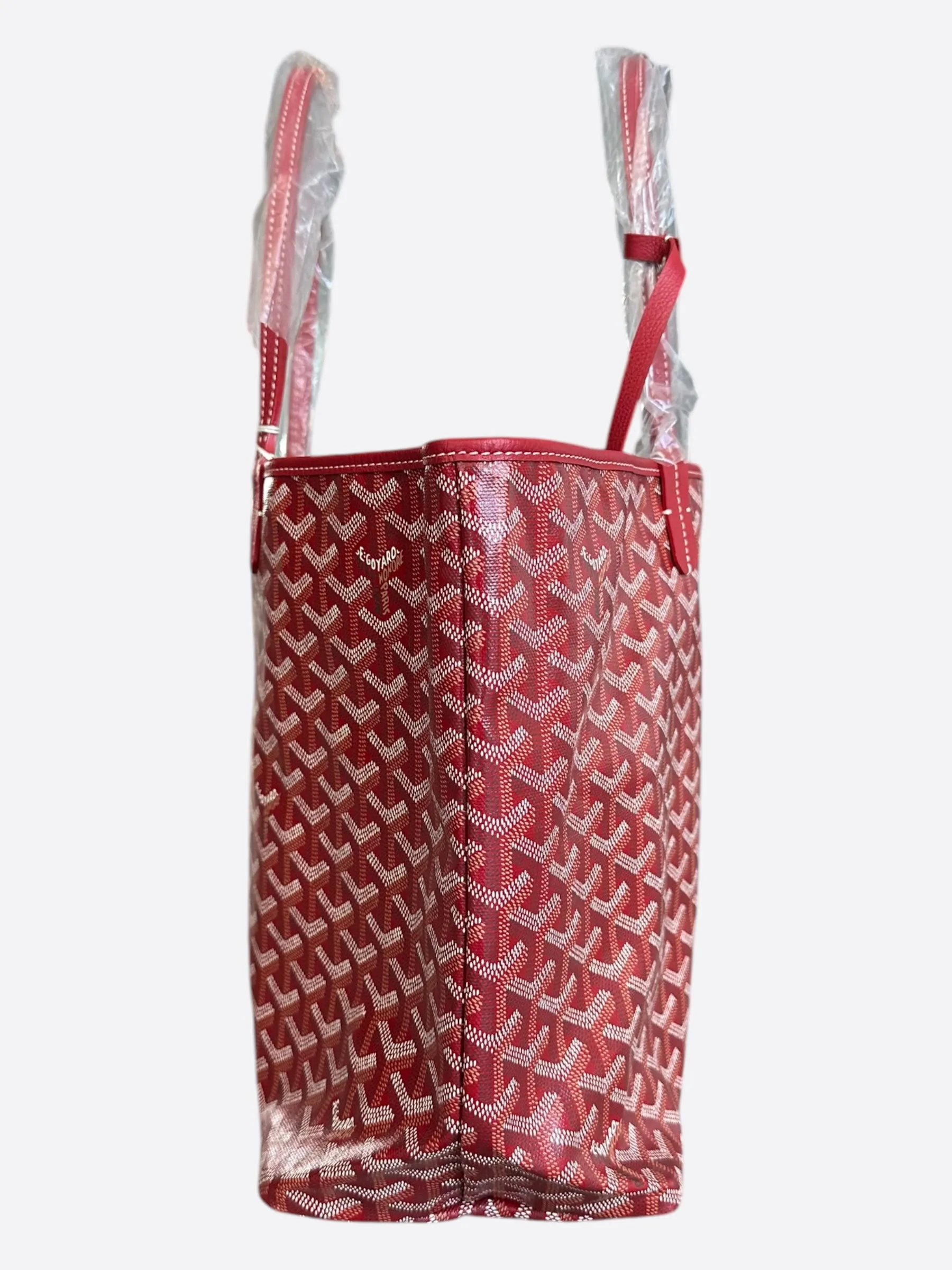 Goyard Red St. Louis PM Tote Bag