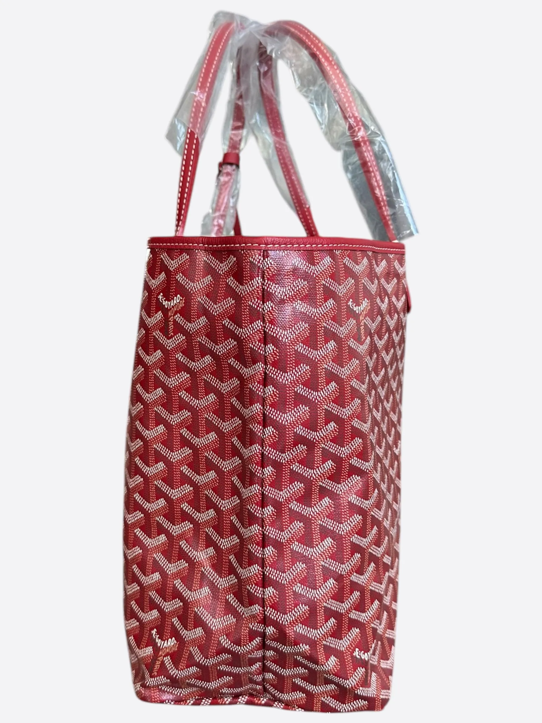 Goyard Red St. Louis PM Tote Bag
