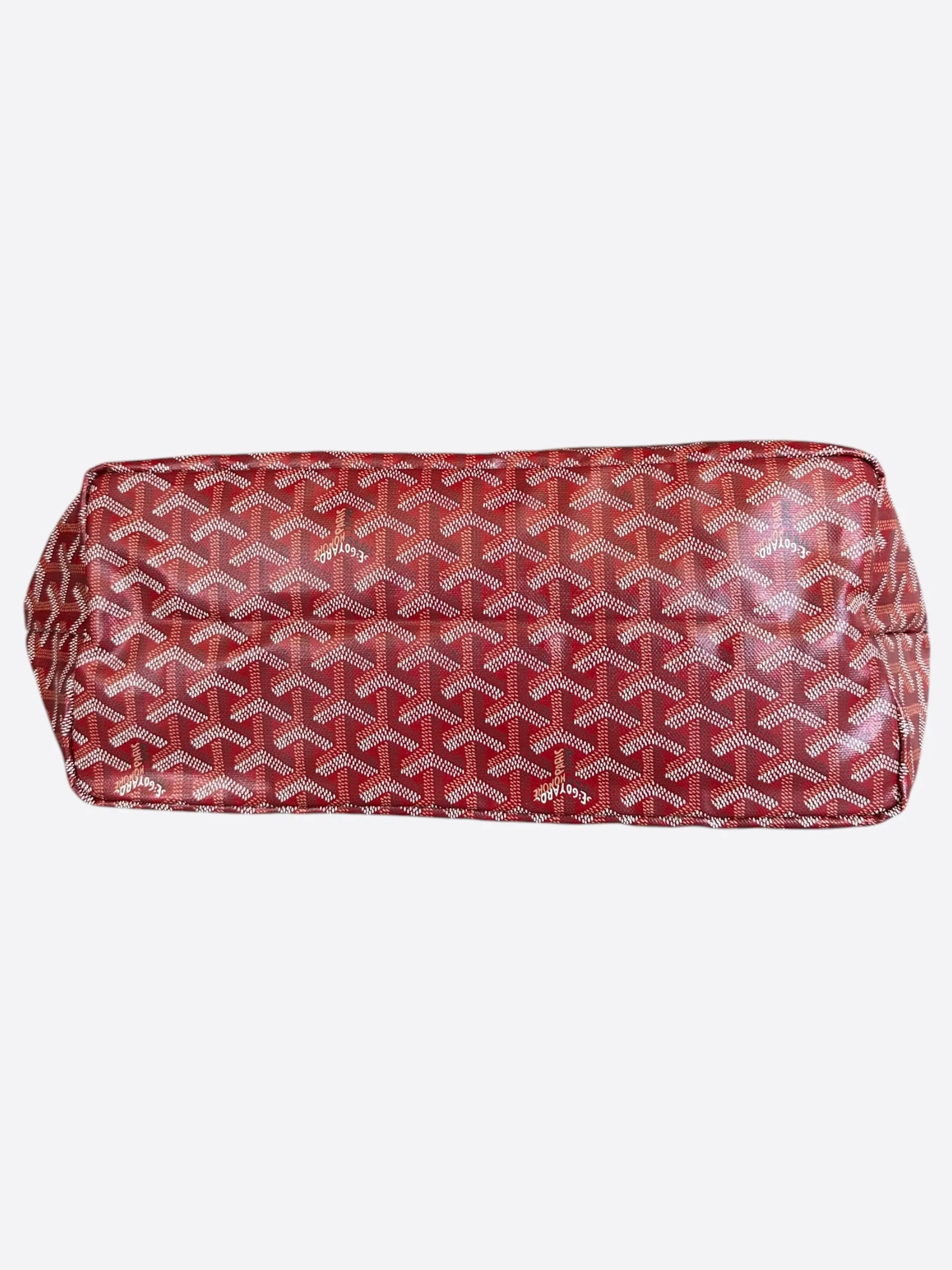 Goyard Red St. Louis PM Tote Bag