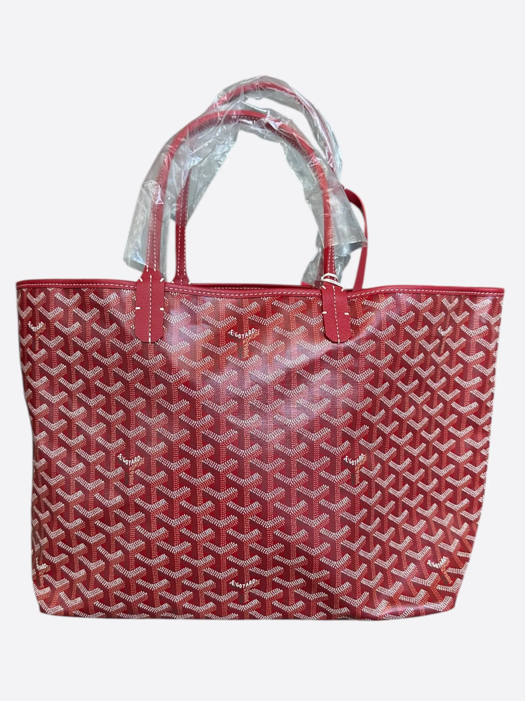 Goyard Red St. Louis PM Tote Bag