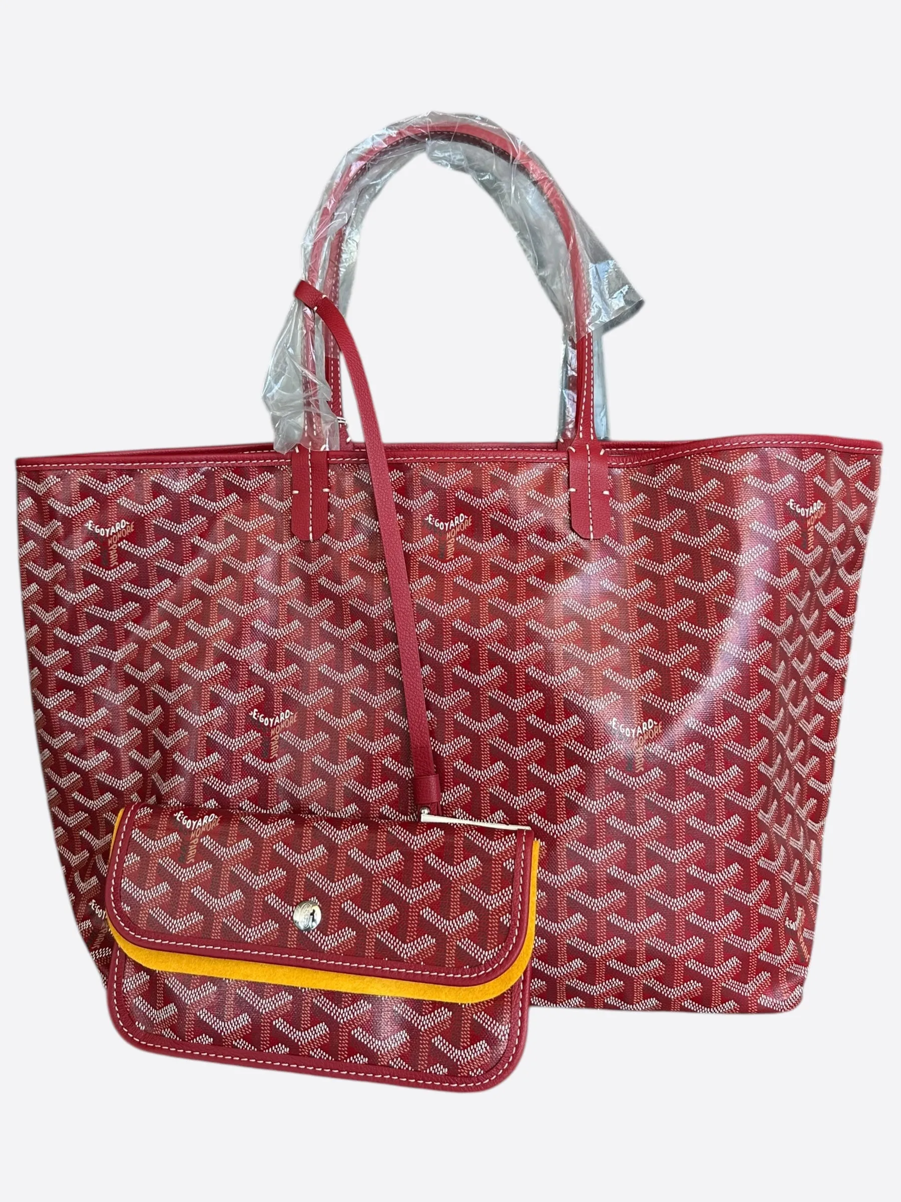 Goyard Red St. Louis PM Tote Bag