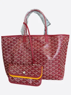 Goyard Red St. Louis PM Tote Bag