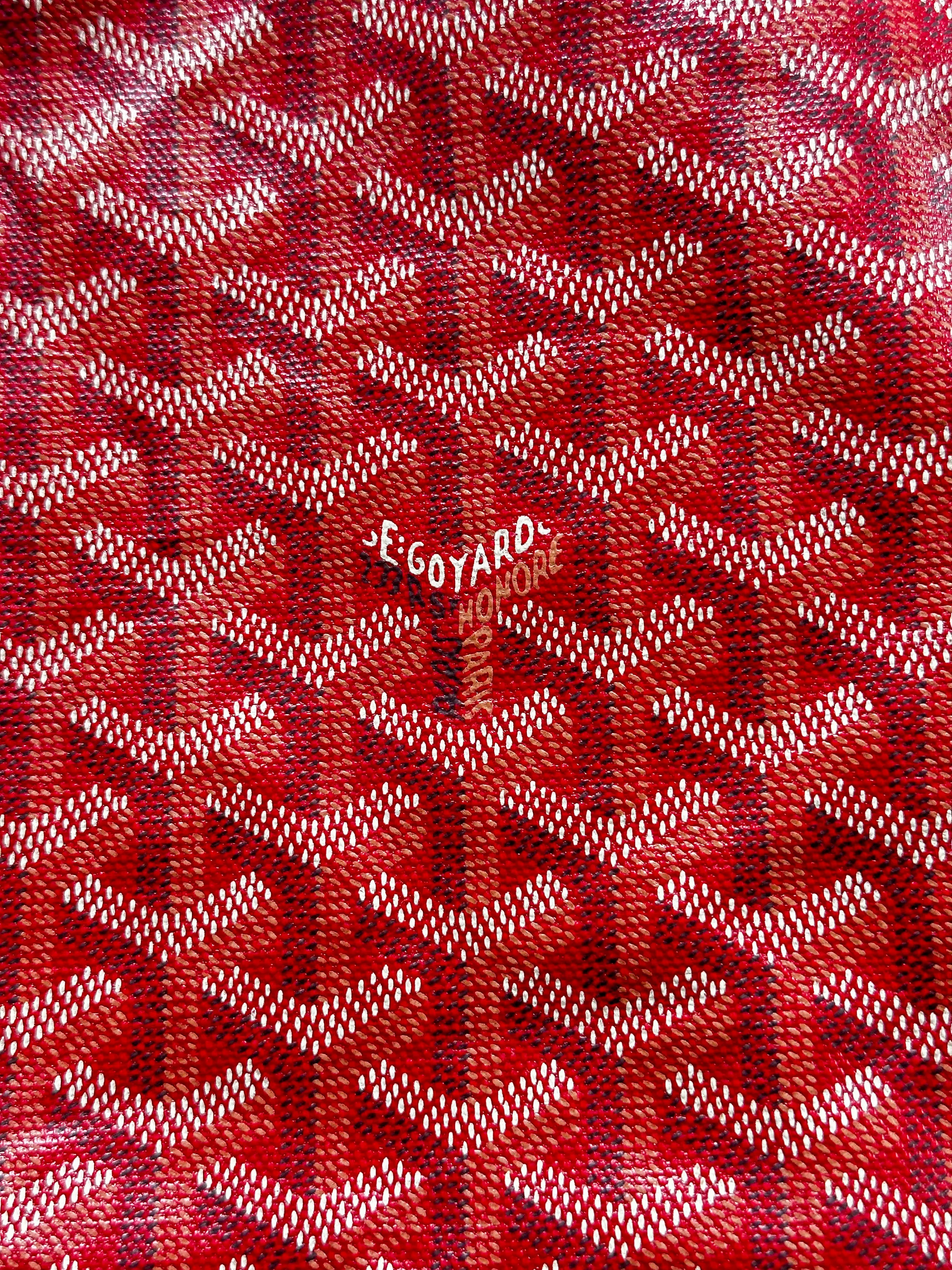 Goyard Red St Louis Tote