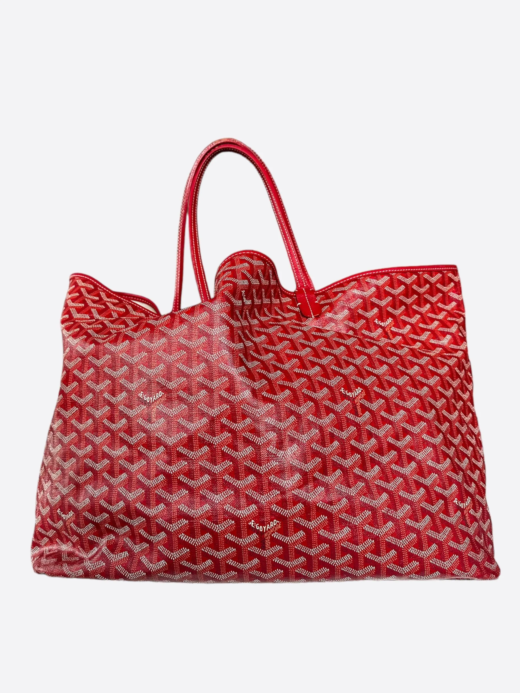 Goyard Red St Louis Tote