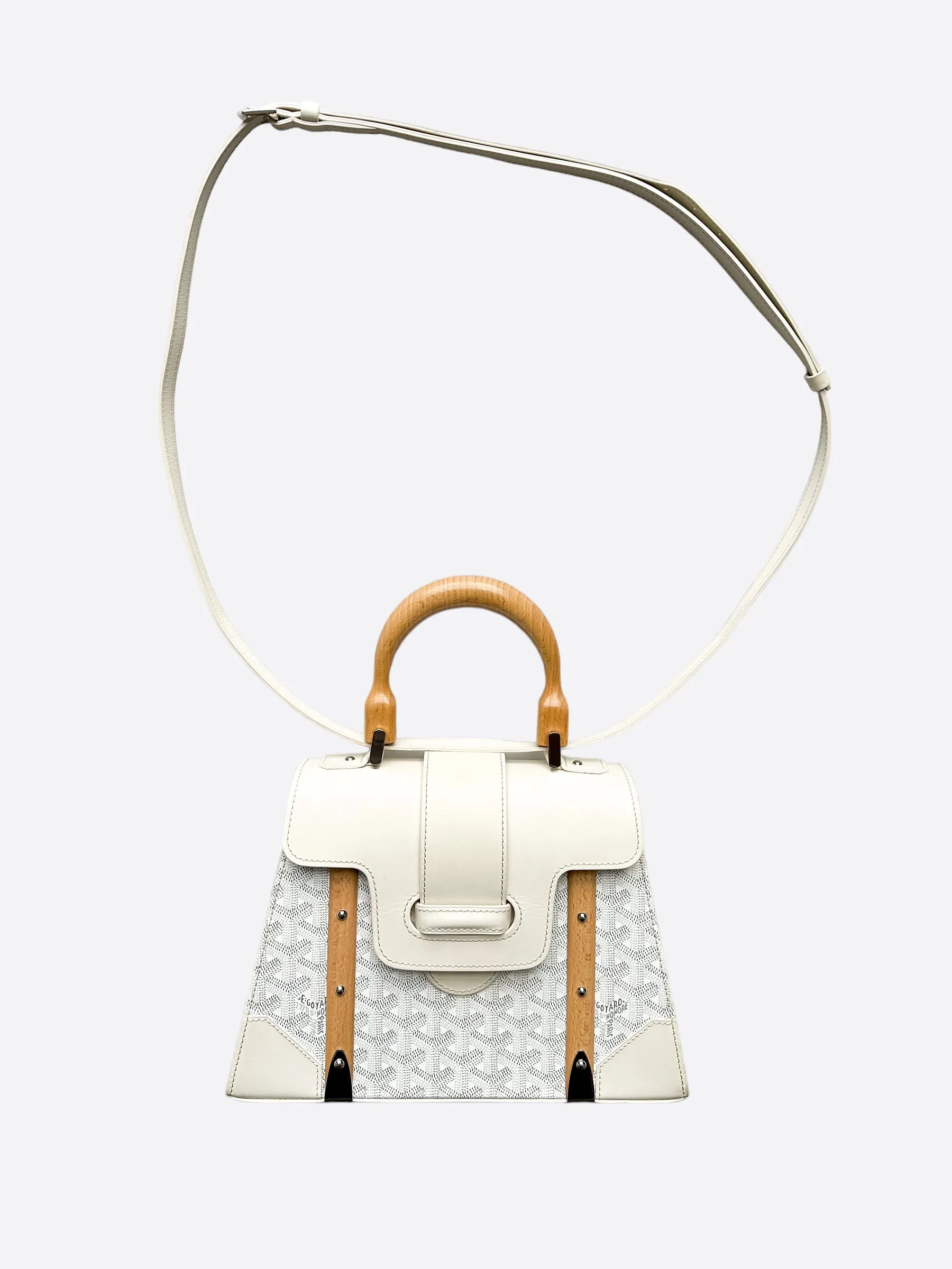 Goyard White Saigon PM