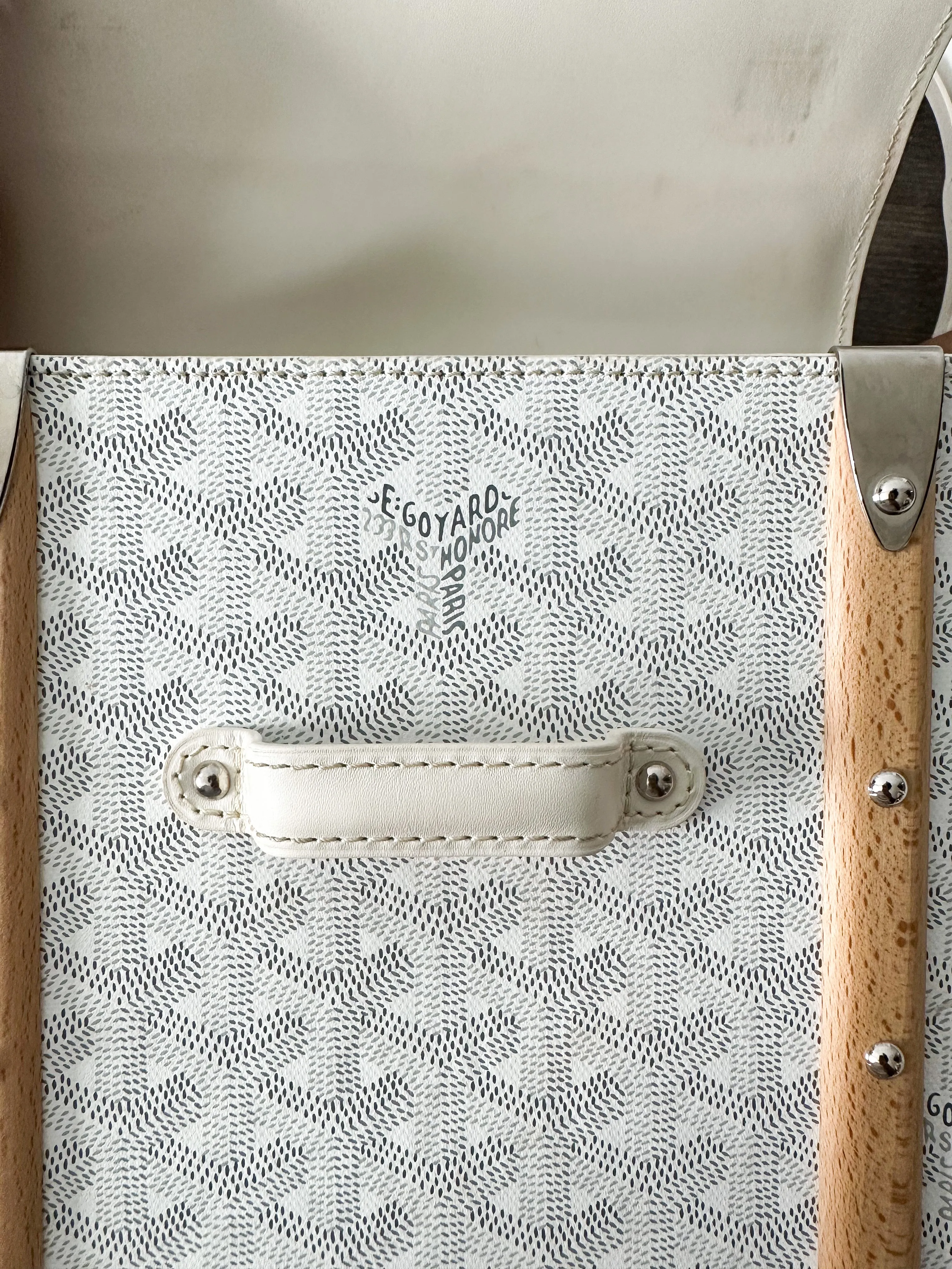 Goyard White Saigon PM