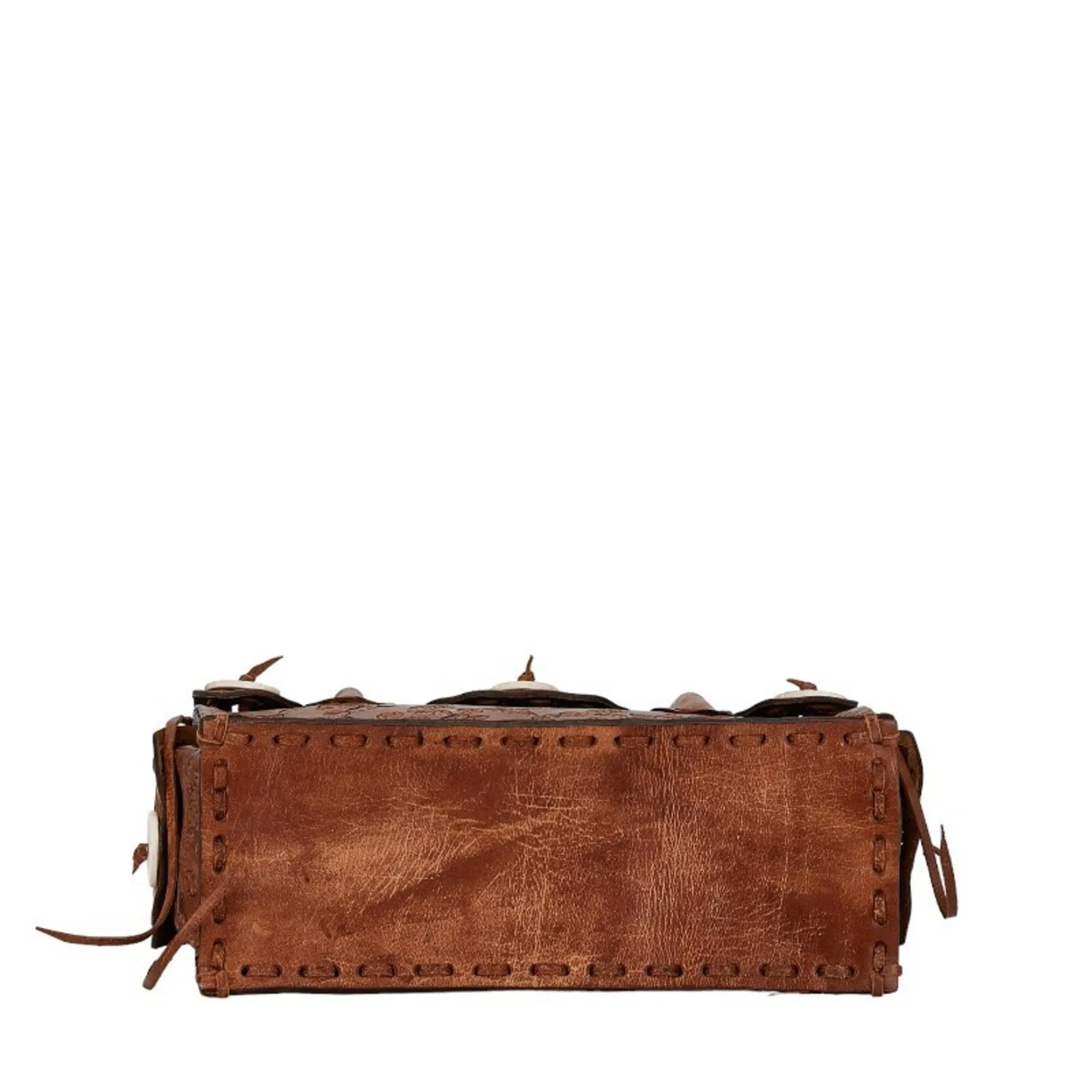 Grace Continental Leather Handbag (Pre-Owned)