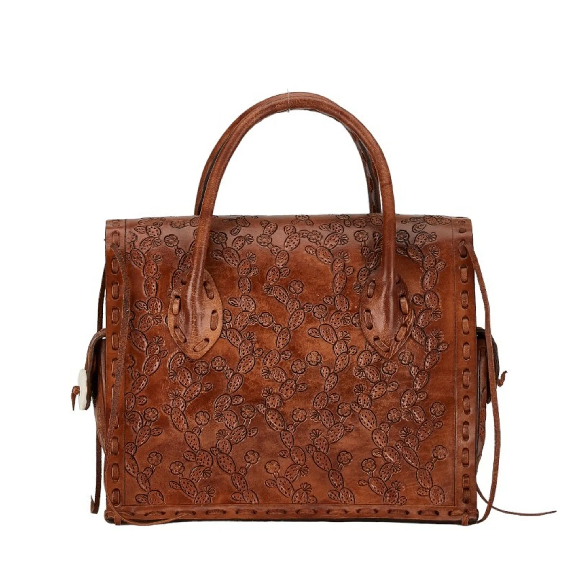 Grace Continental Leather Handbag (Pre-Owned)