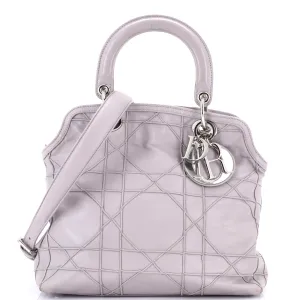 Granville Satchel Cannage Quilt Leather Small
