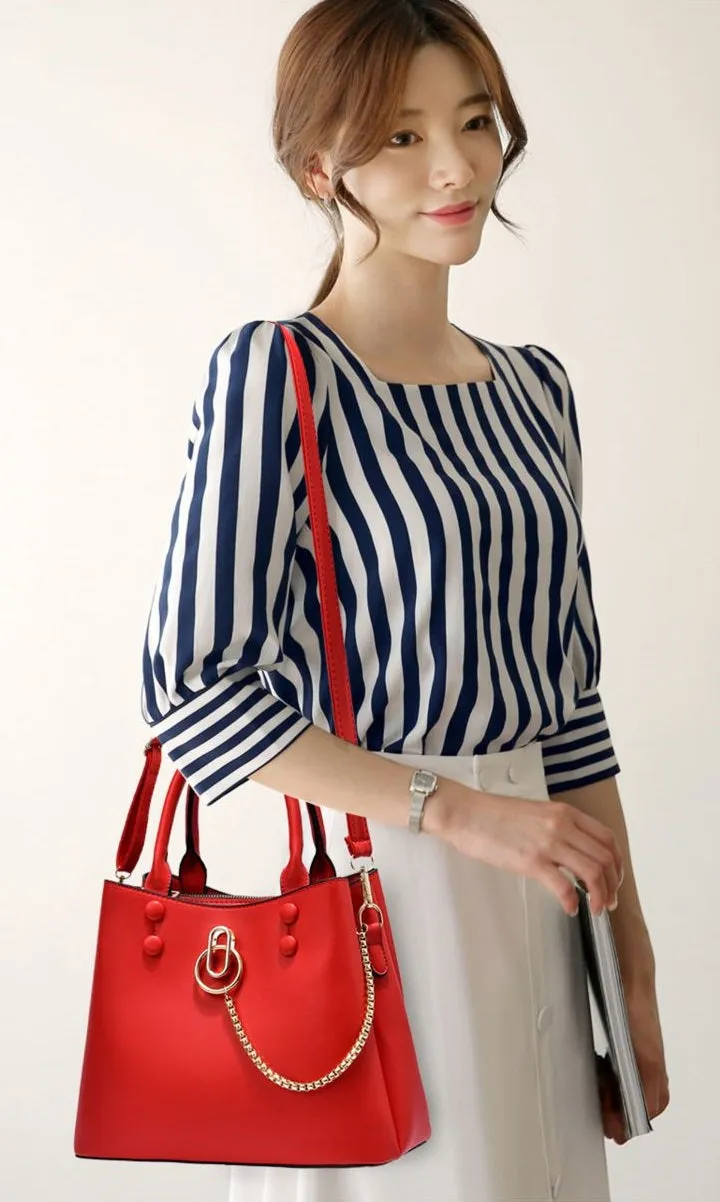 Grey Handbag For Girls 058