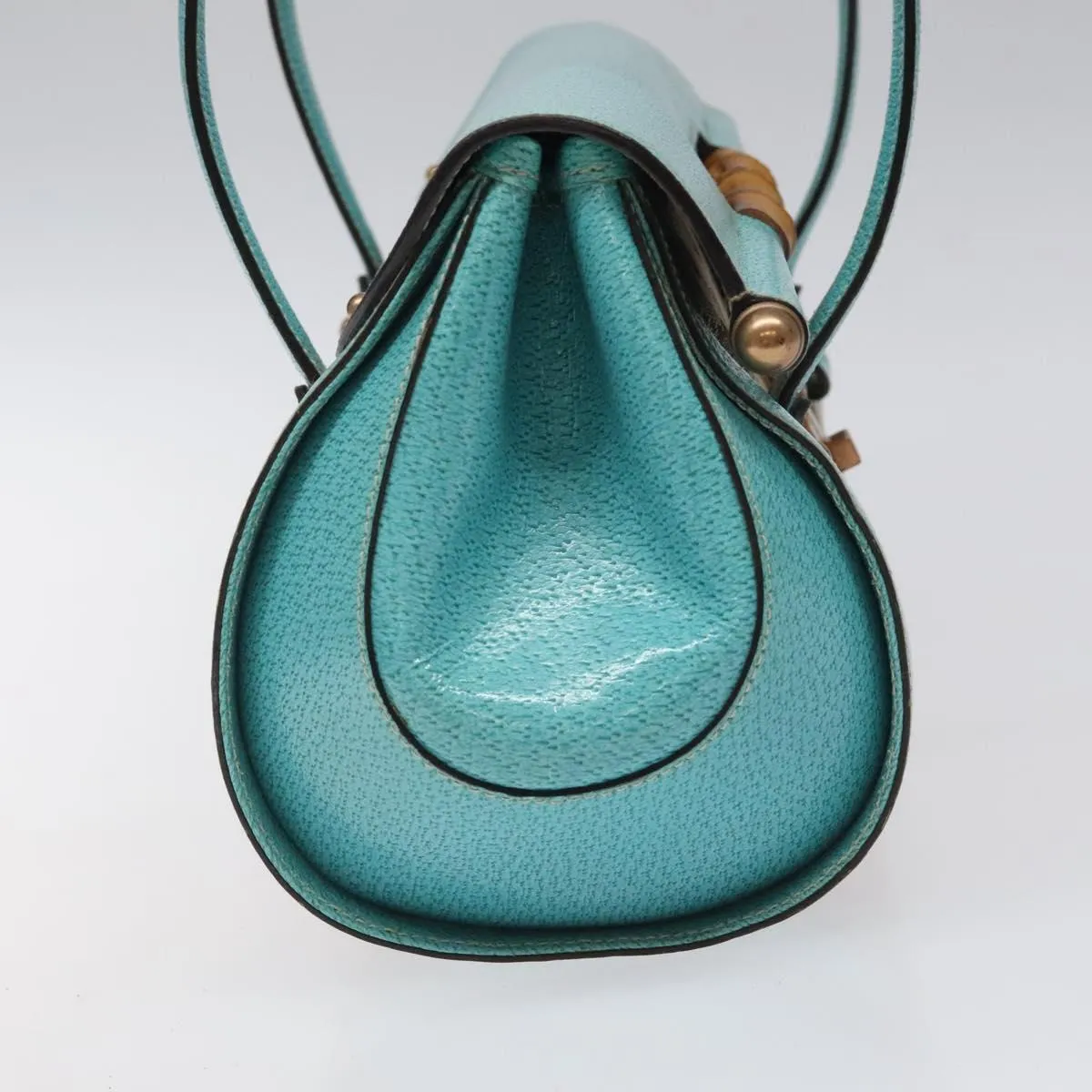 Gucci Bamboo Canvas Handbag (Pre-Owned)