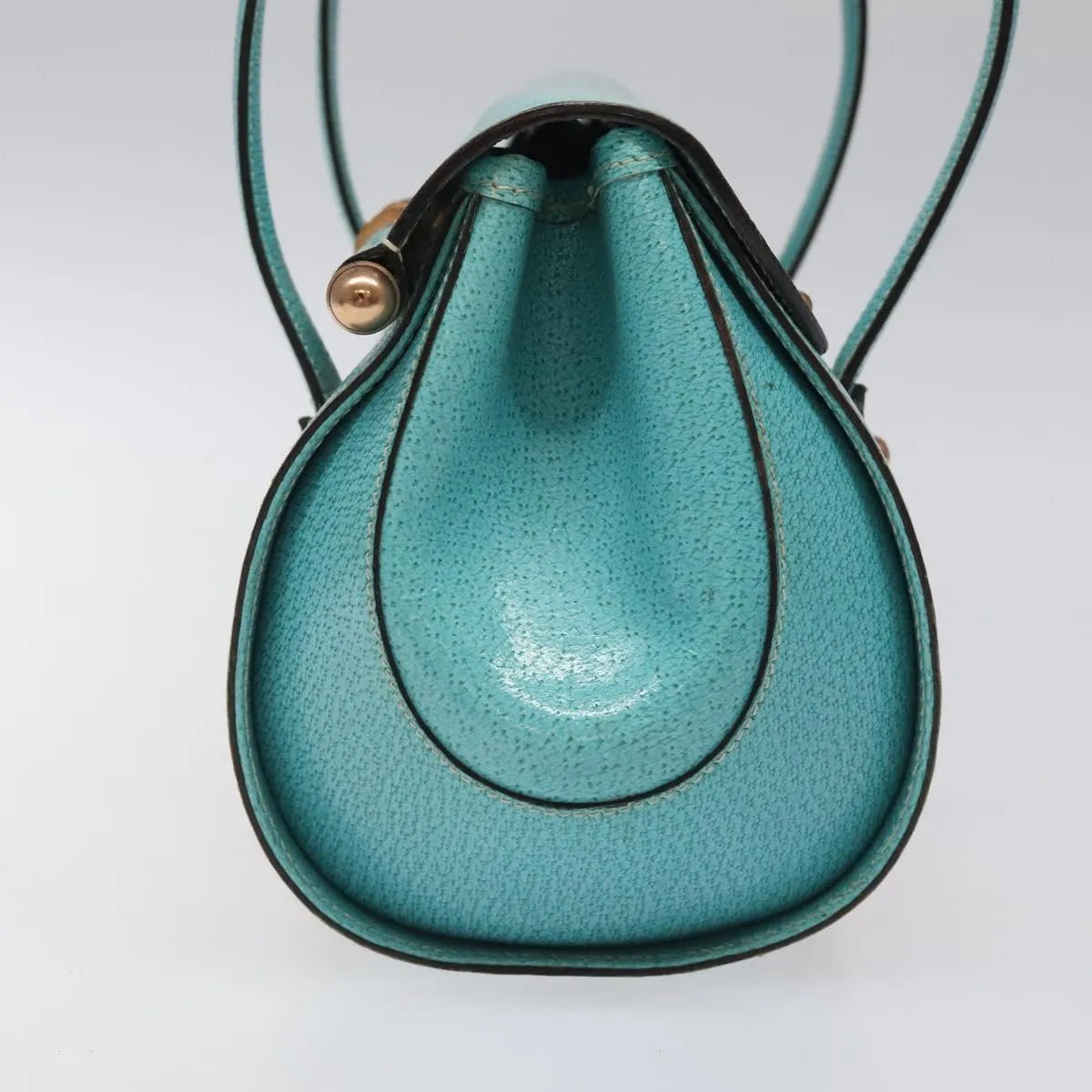 Gucci Bamboo Canvas Handbag (Pre-Owned)
