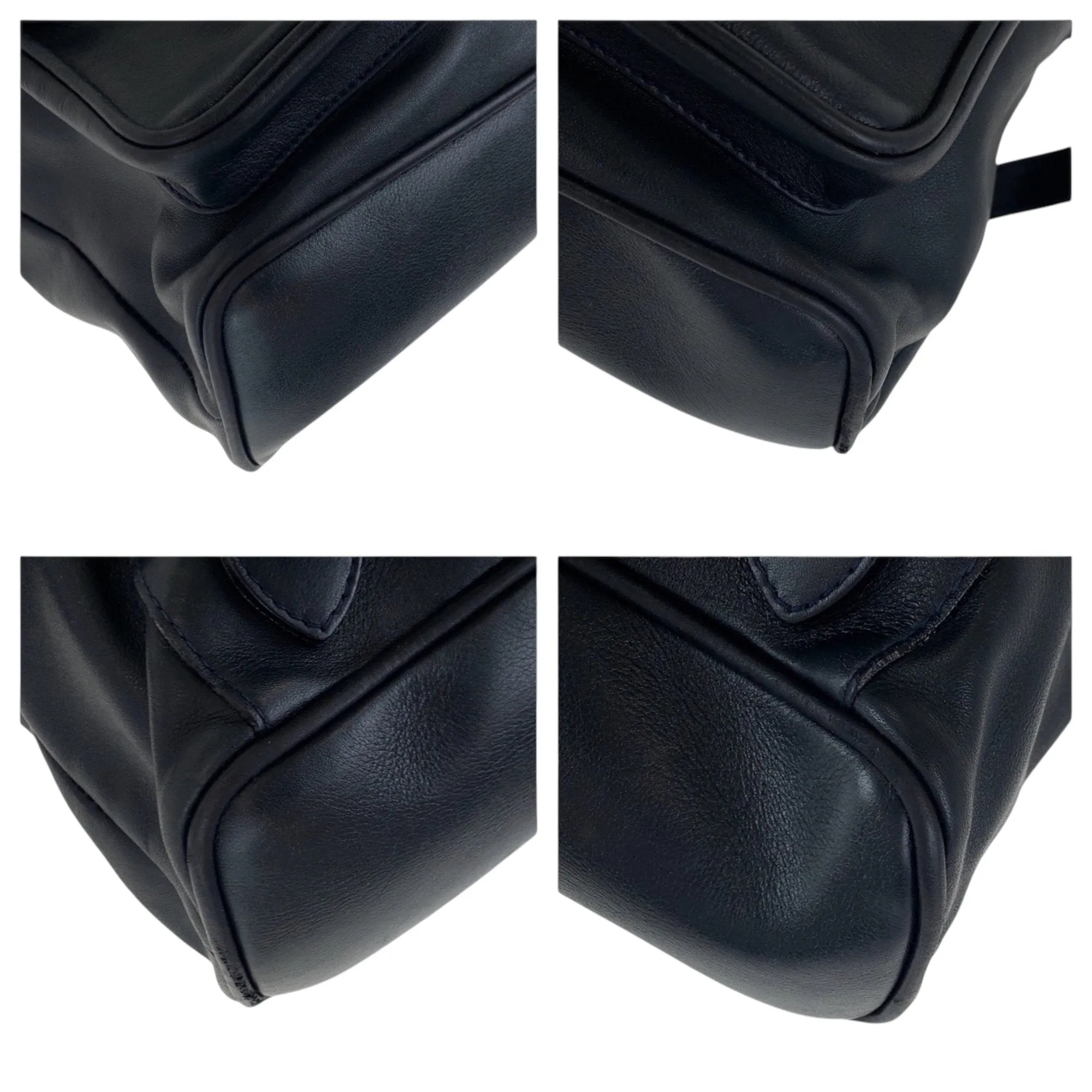 Gucci Bamboo  Leather Backpack (Pre-Owned)