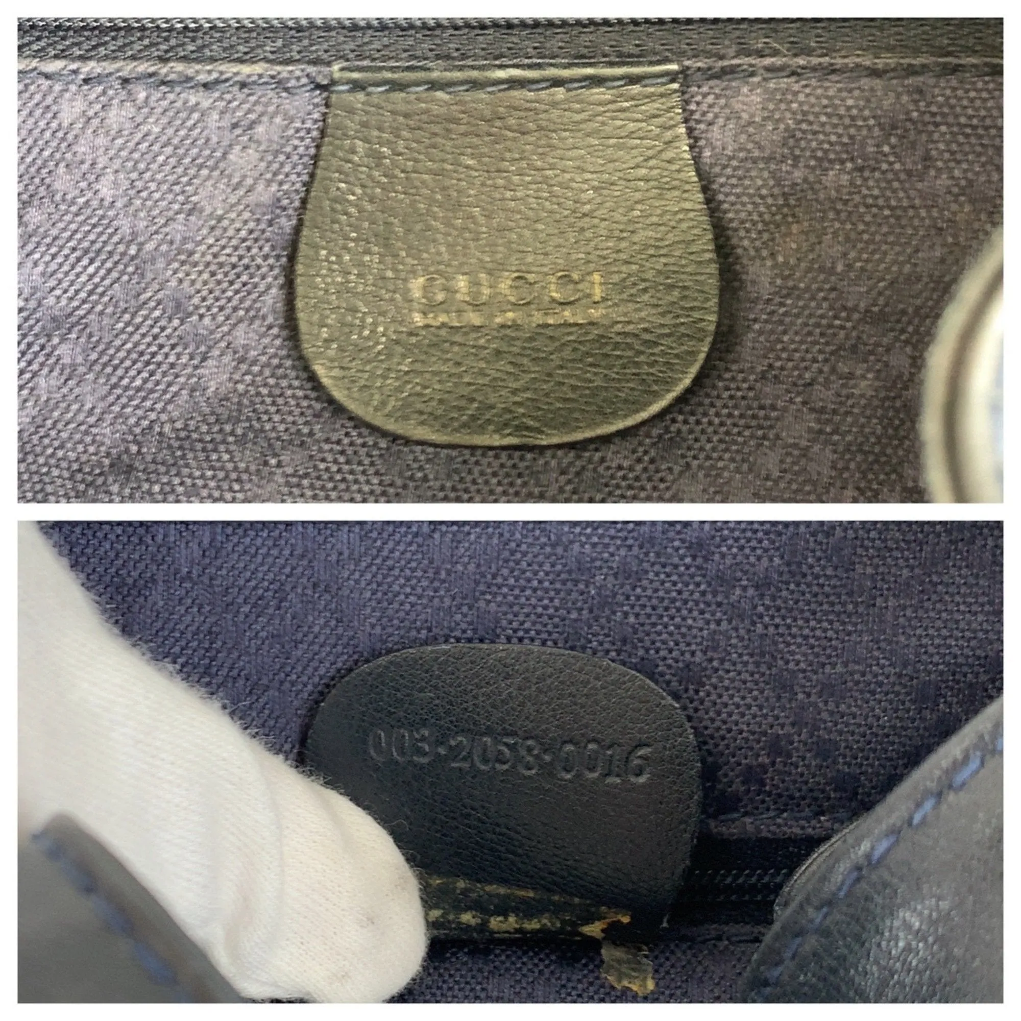 Gucci Bamboo  Leather Backpack (Pre-Owned)