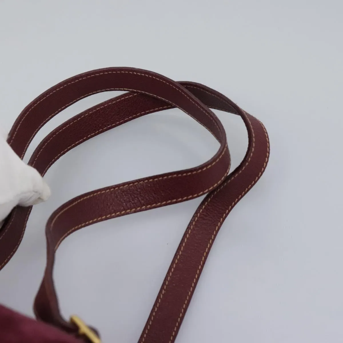 Gucci Bamboo Suede Backpack Bag (Pre-Owned)