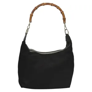 Gucci Bamboo Synthetic Handbag (Pre-Owned)