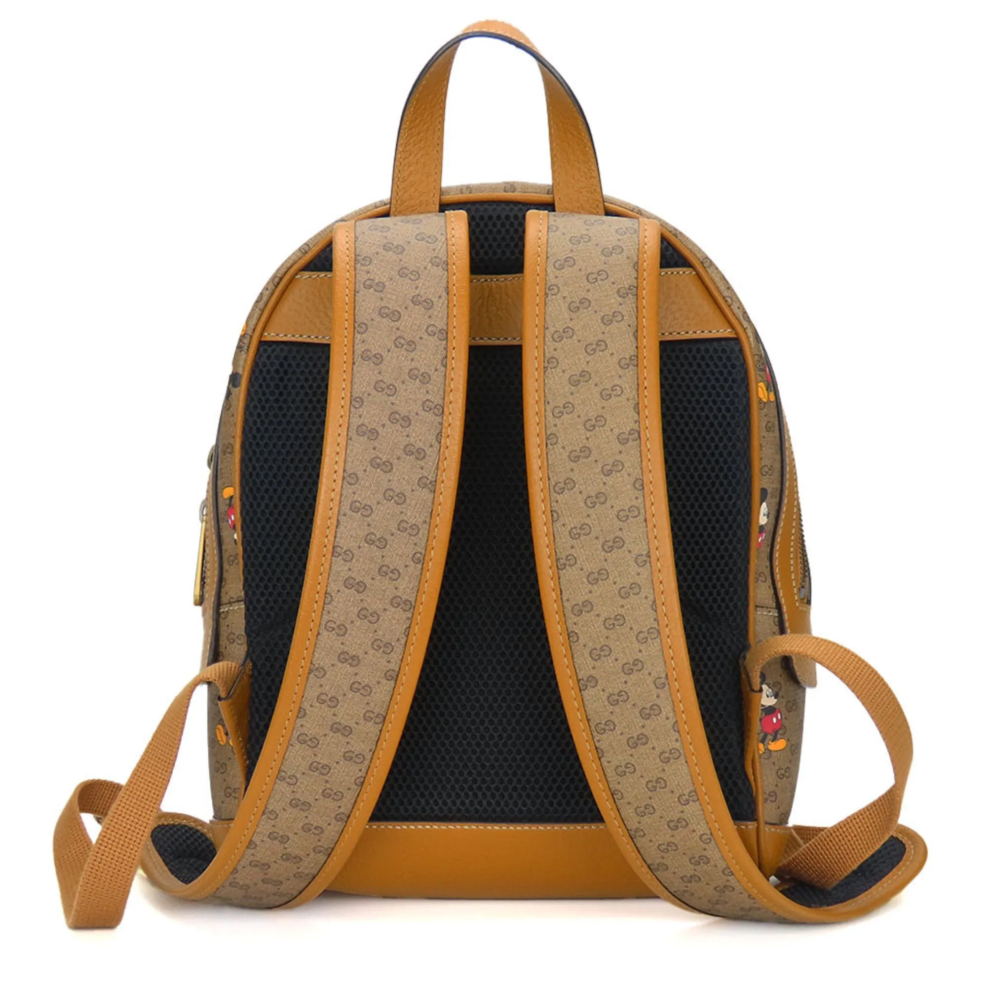 Gucci Camel Gg Supreme Backpack (Pre-Owned)