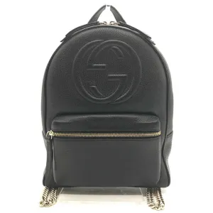 Gucci Leather Backpack (Pre-Owned)
