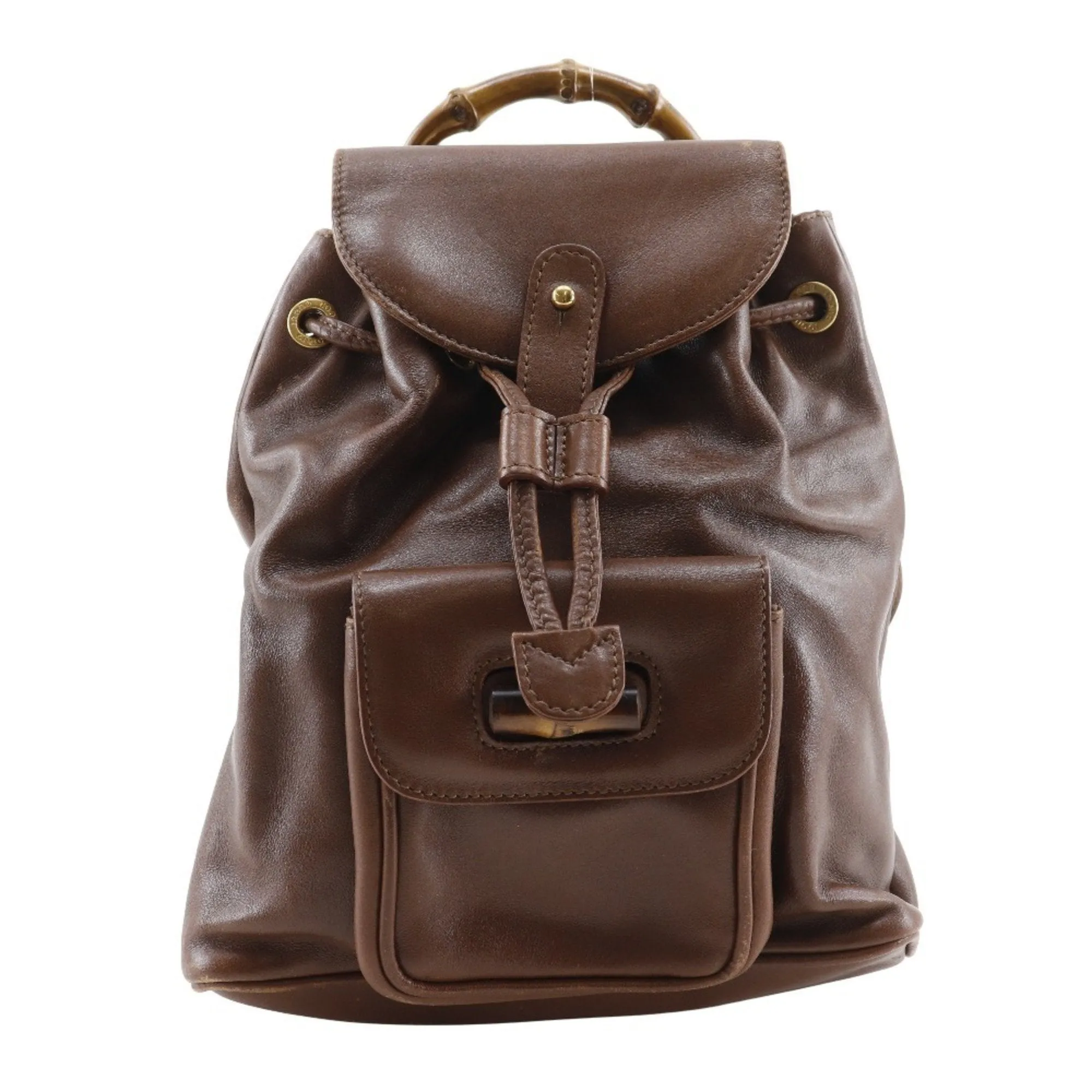 Gucci Leather Backpack (Pre-Owned)