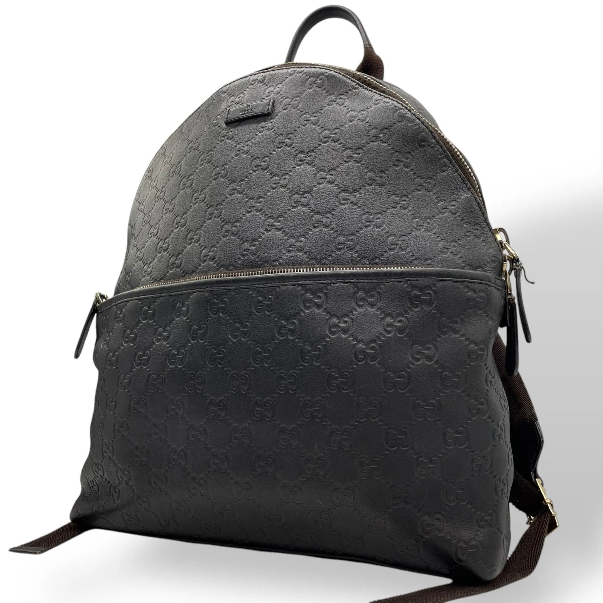 Gucci Leather Backpack (Pre-Owned)