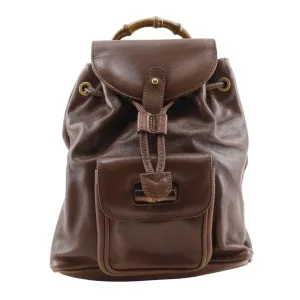 Gucci Leather Backpack (Pre-Owned)