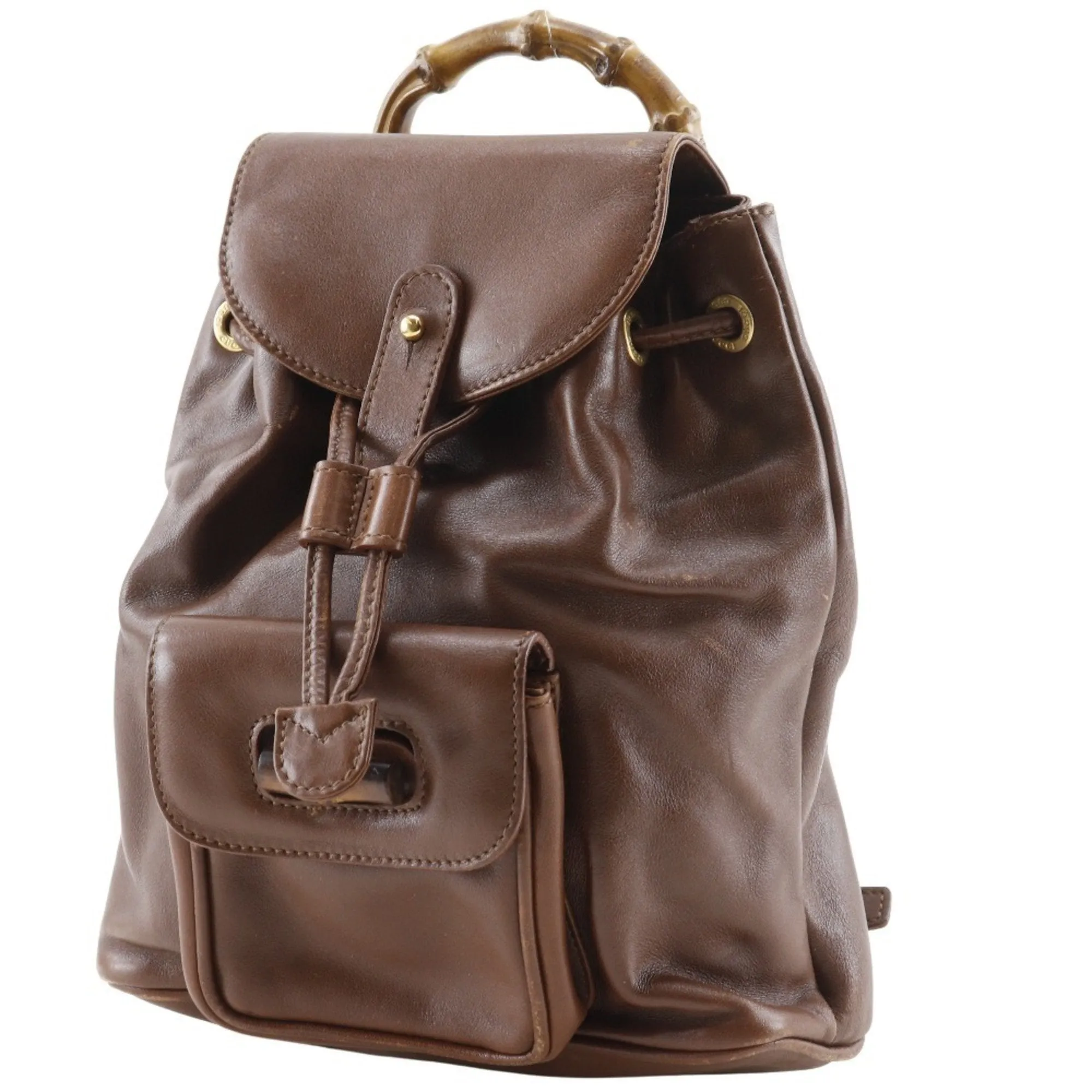 Gucci Leather Backpack (Pre-Owned)