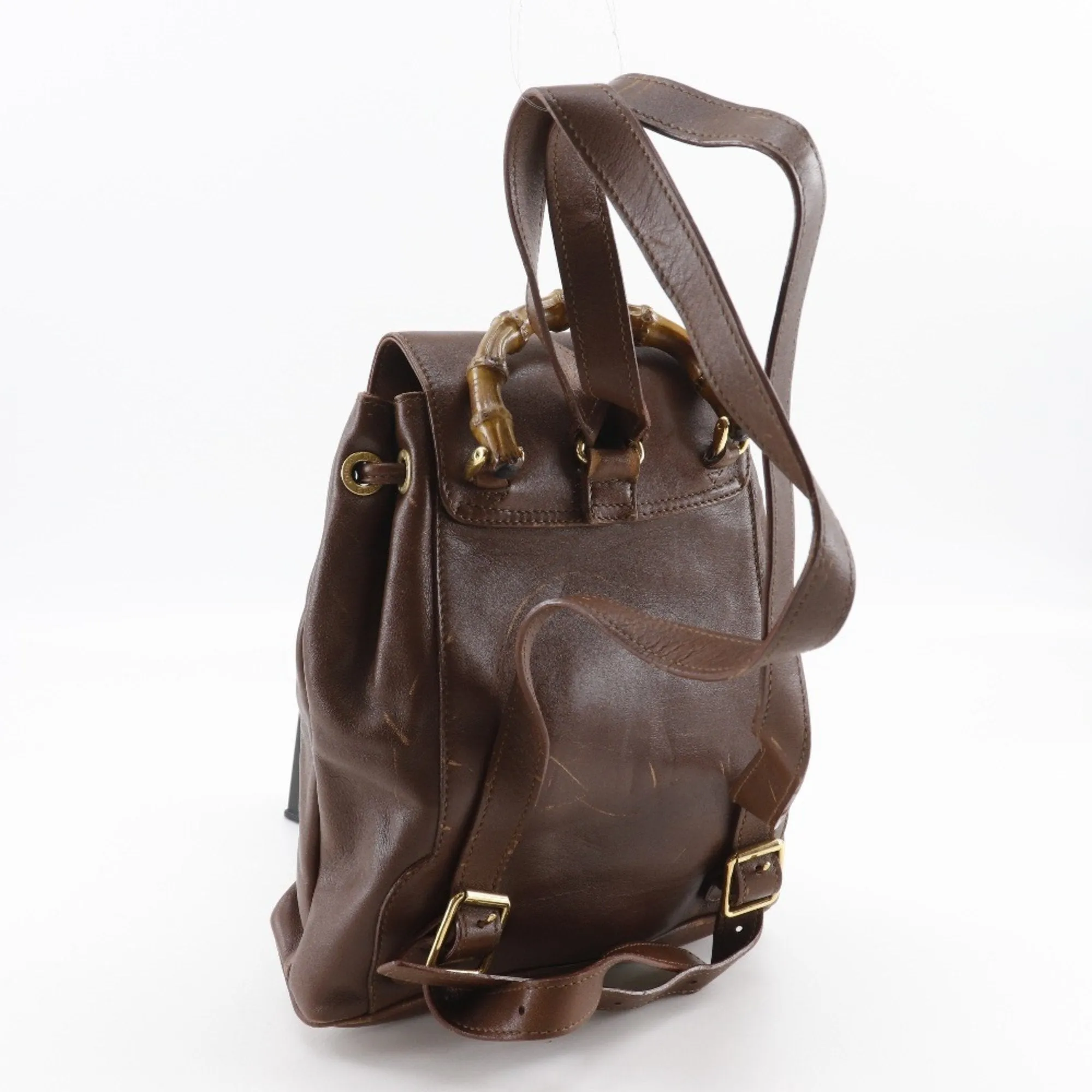 Gucci Leather Backpack (Pre-Owned)