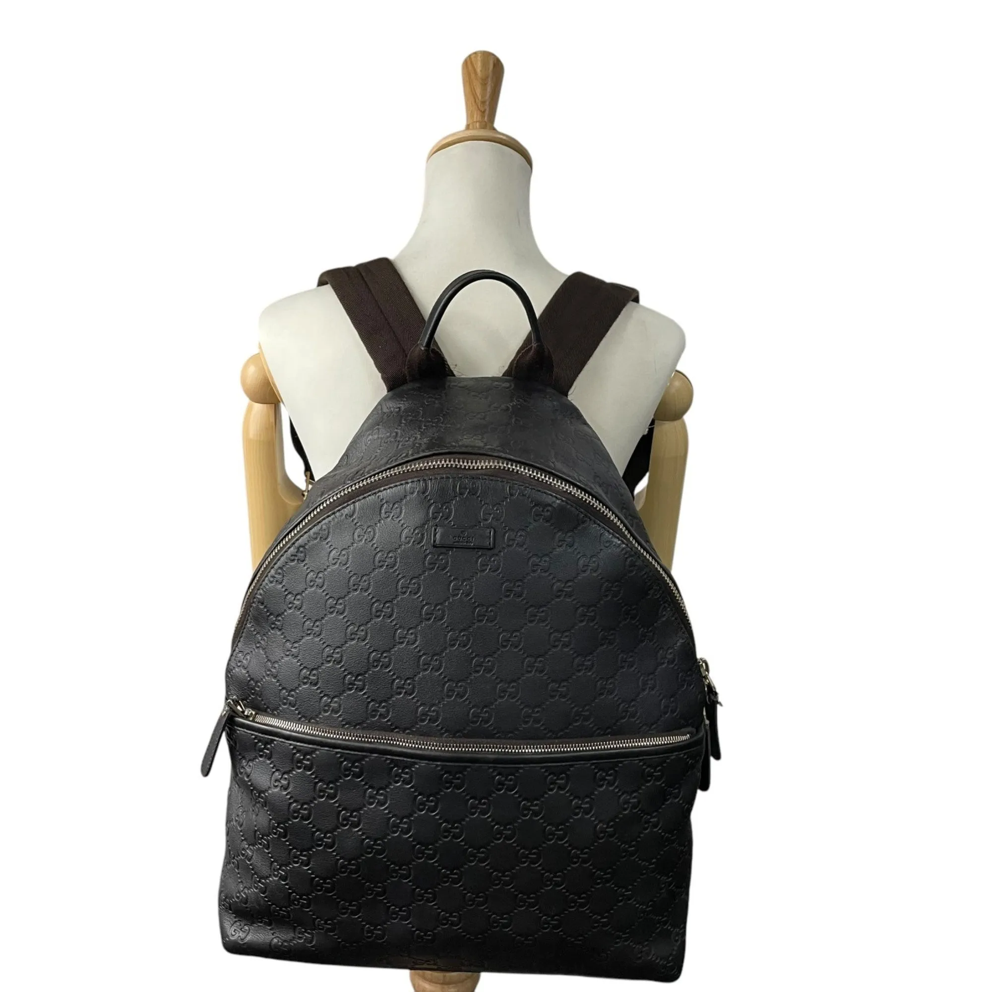 Gucci Leather Backpack (Pre-Owned)