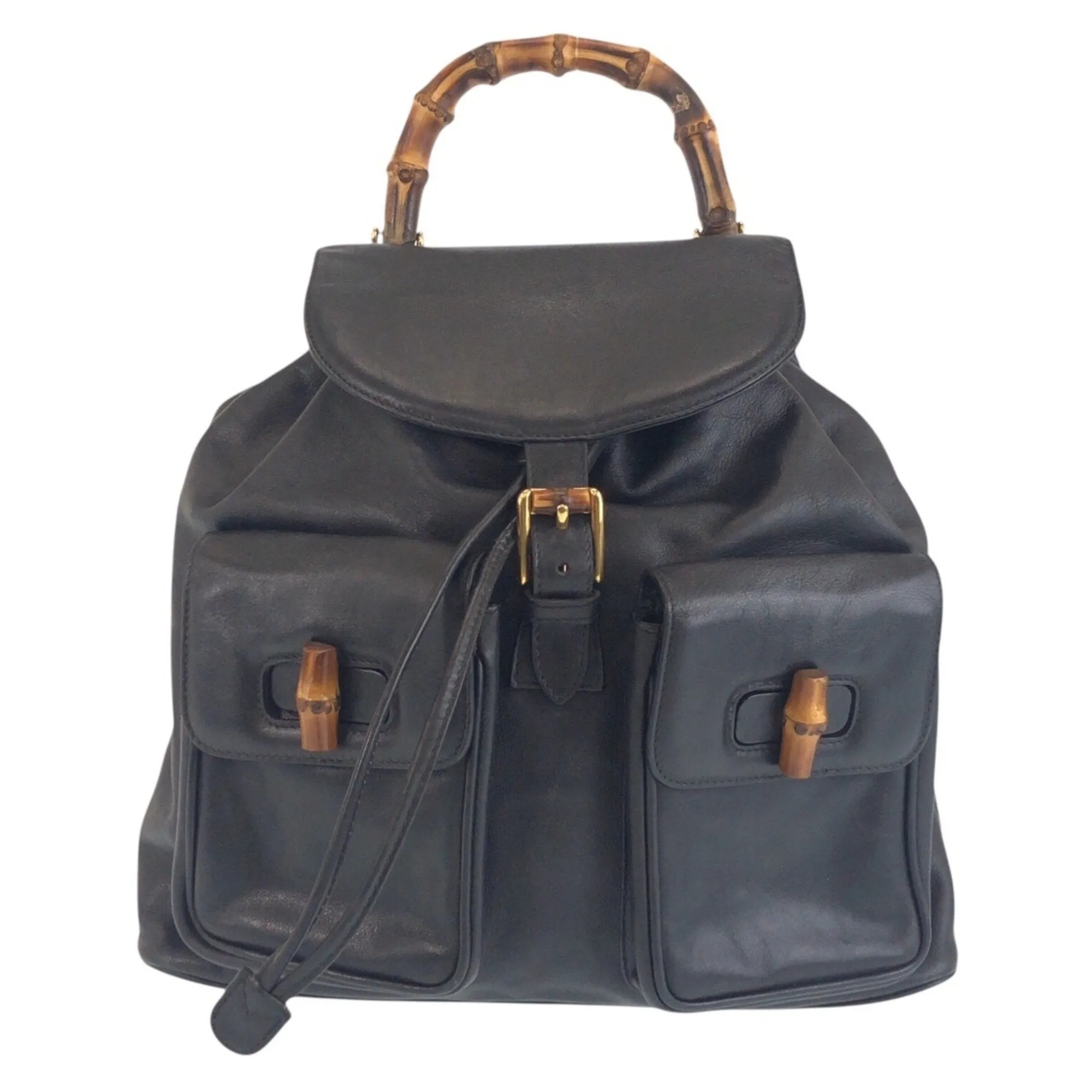Gucci Leather Backpack (Pre-Owned)