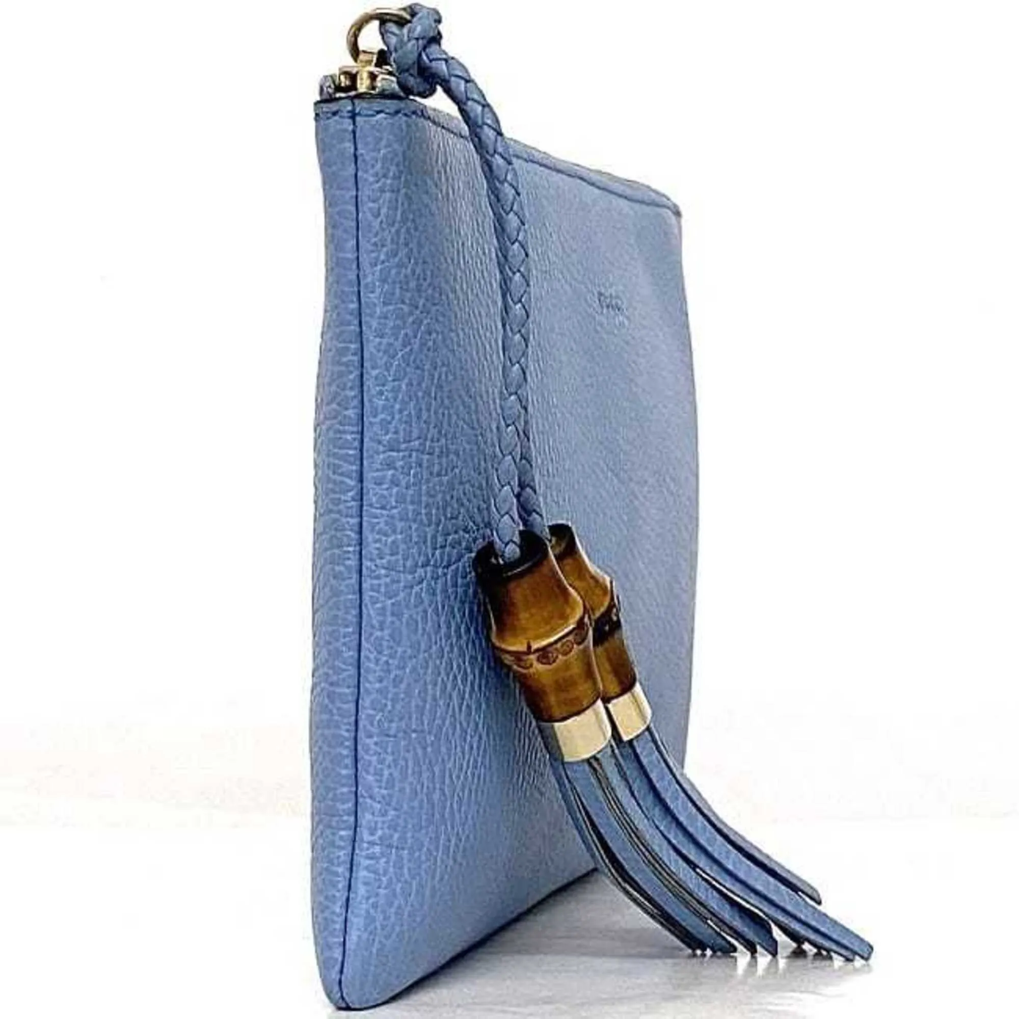 Gucci Leather Clutch Bag Handbag Pouch (Pre-Owned)