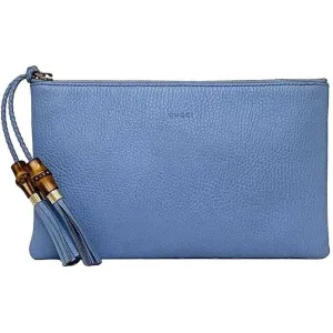Gucci Leather Clutch Bag Handbag Pouch (Pre-Owned)