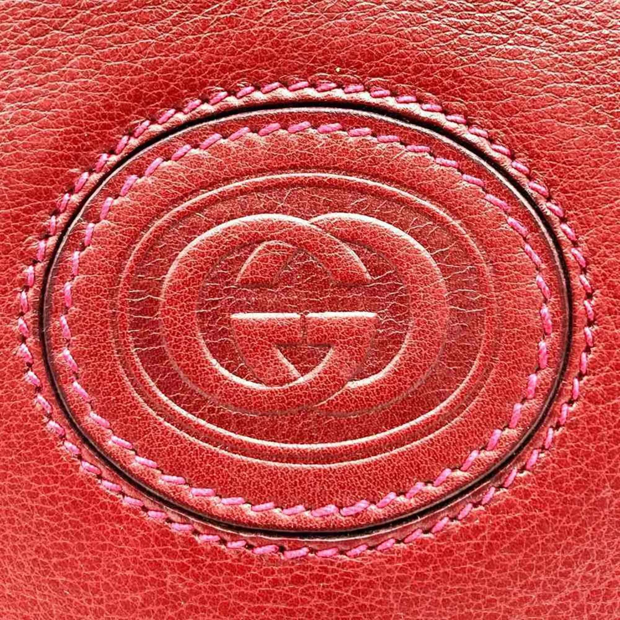 Gucci Leather Clutch Bag (Pre-Owned)