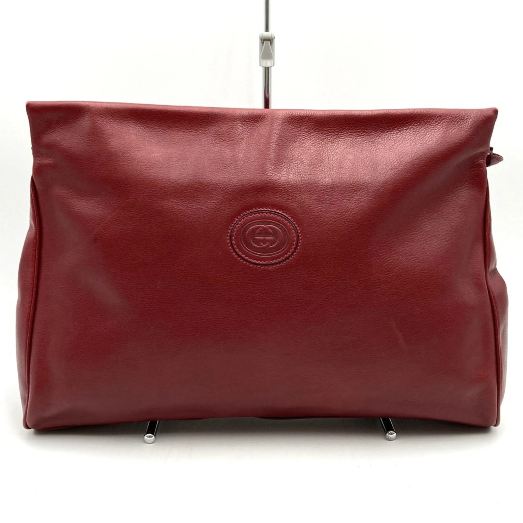 Gucci Leather Clutch Bag (Pre-Owned)
