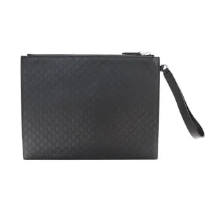 Gucci Leather Clutch Bag (Pre-Owned)