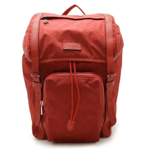 Gucci Nylon Leather Backpack