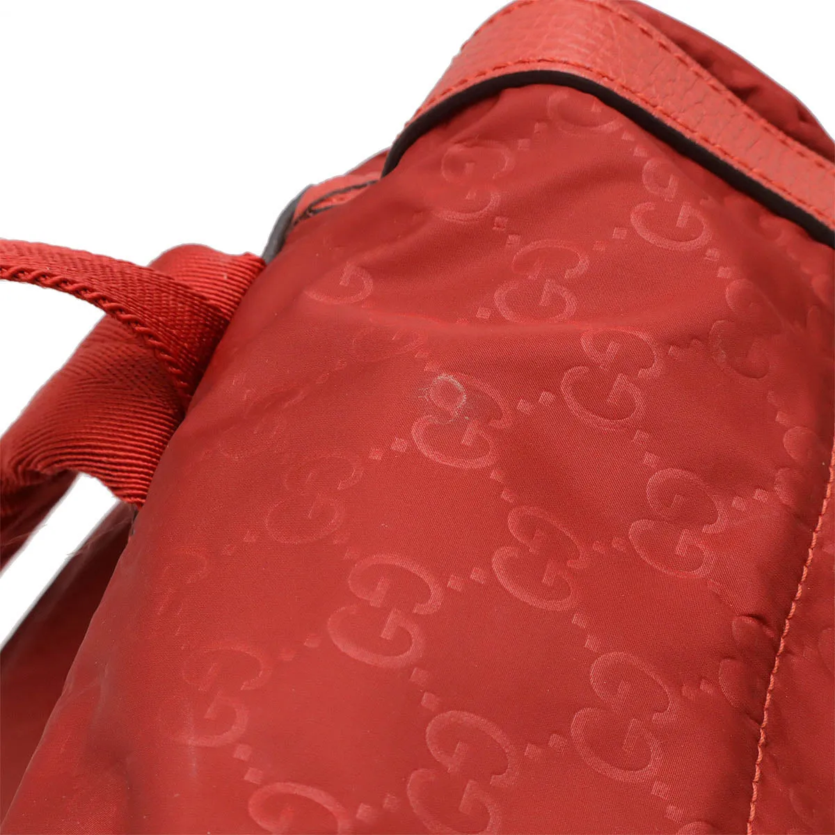 Gucci Nylon Leather Backpack