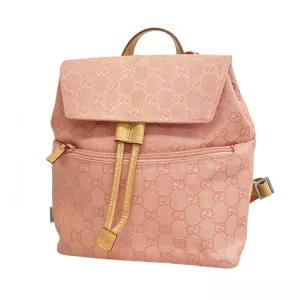 Gucci pink Canvas Backpack (Pre-Owned)